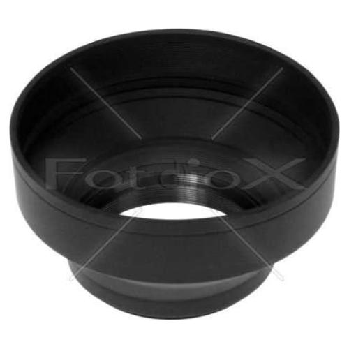 Capucha de Lente de Goma Fotodiox 49mm con Montaje de Rosca