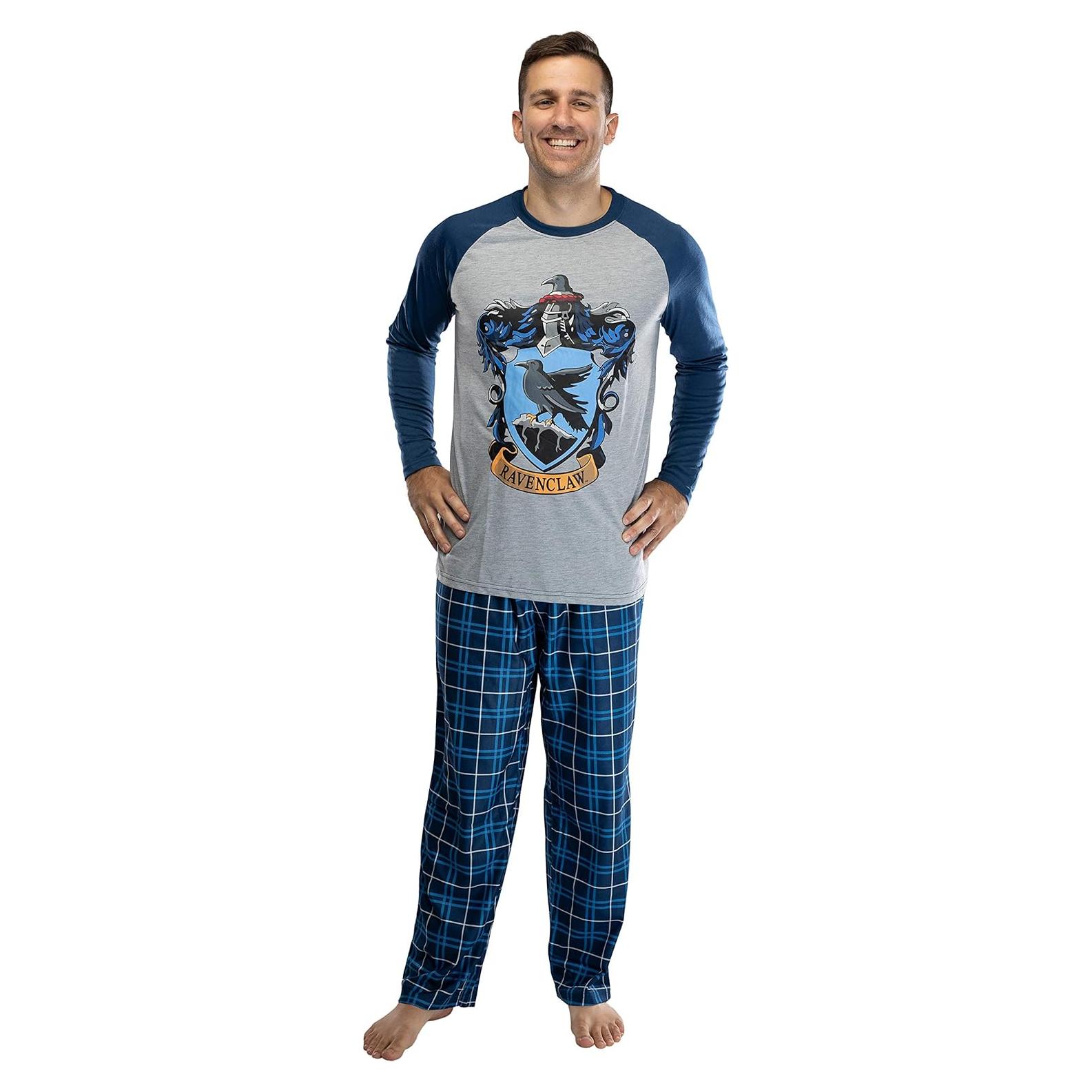 Pijama para hombres Harry Potter - Gryffindor, Ravenclaw, Slytherin, Hufflepuff