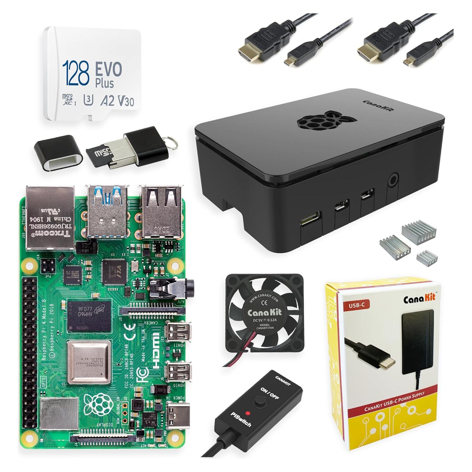 CanaKit Raspberry Pi 4 8GB Kit Completo 128GB