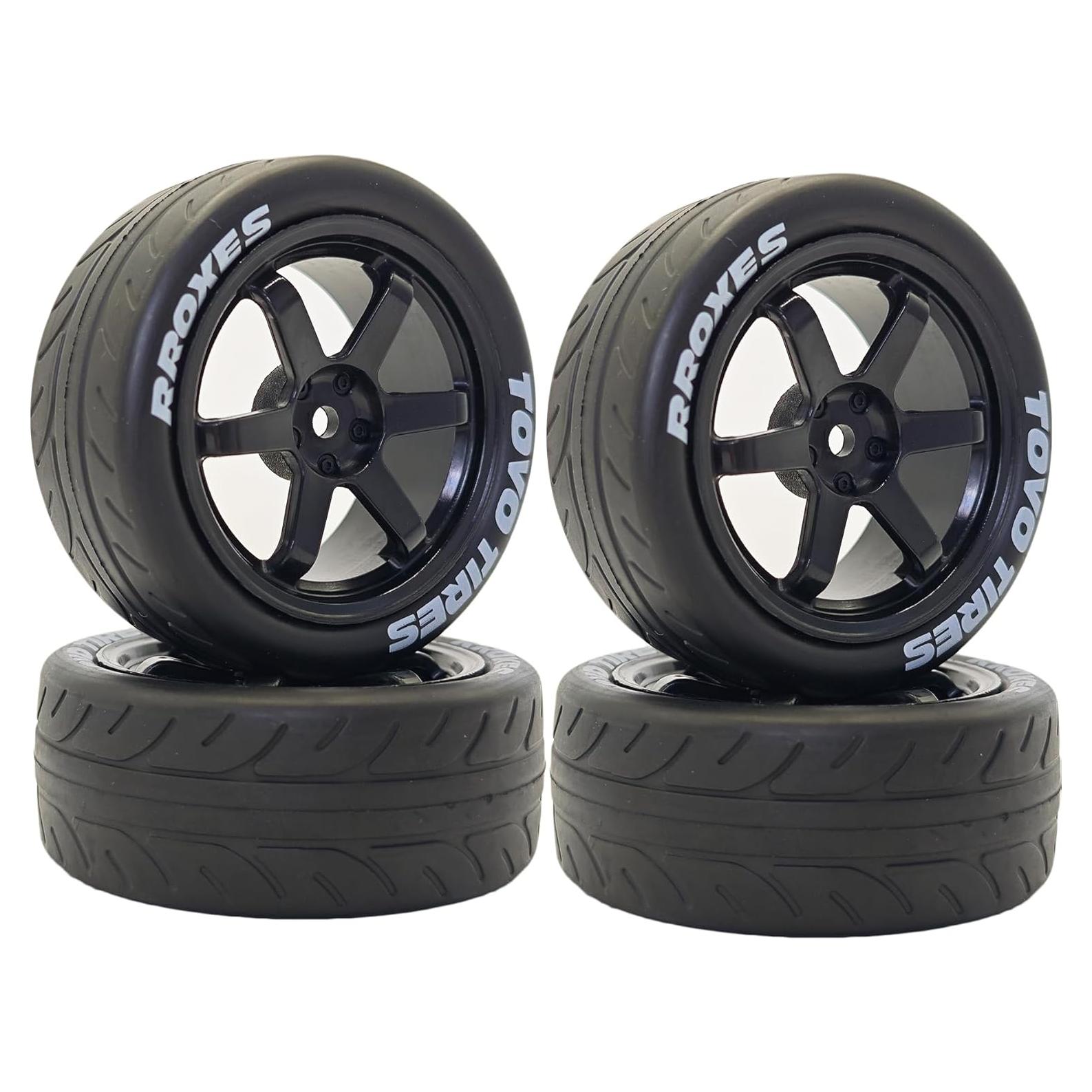 Neumáticos RC 1/10 Dantenron 68mm para Rally Drift 4Pcs