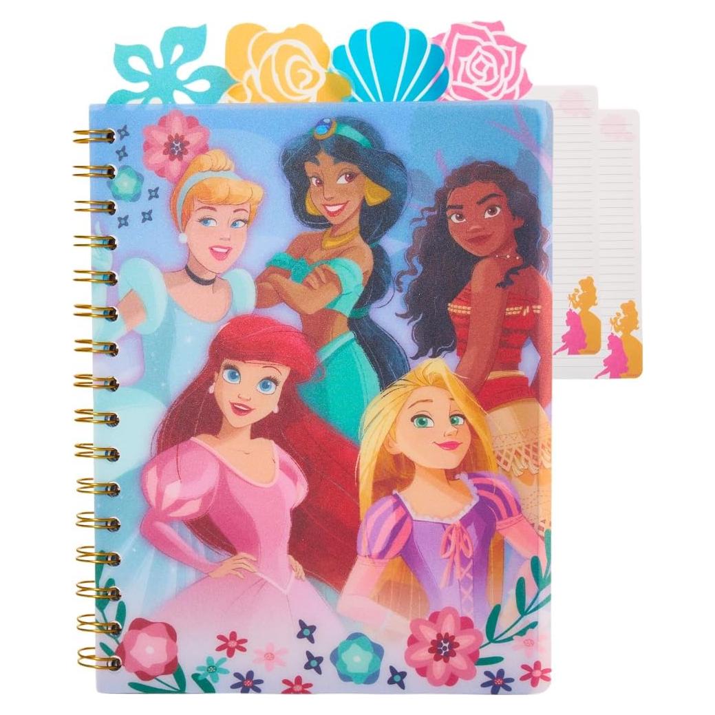 Cuaderno Disney Princesas A5 96 Páginas Rayadas Espiral