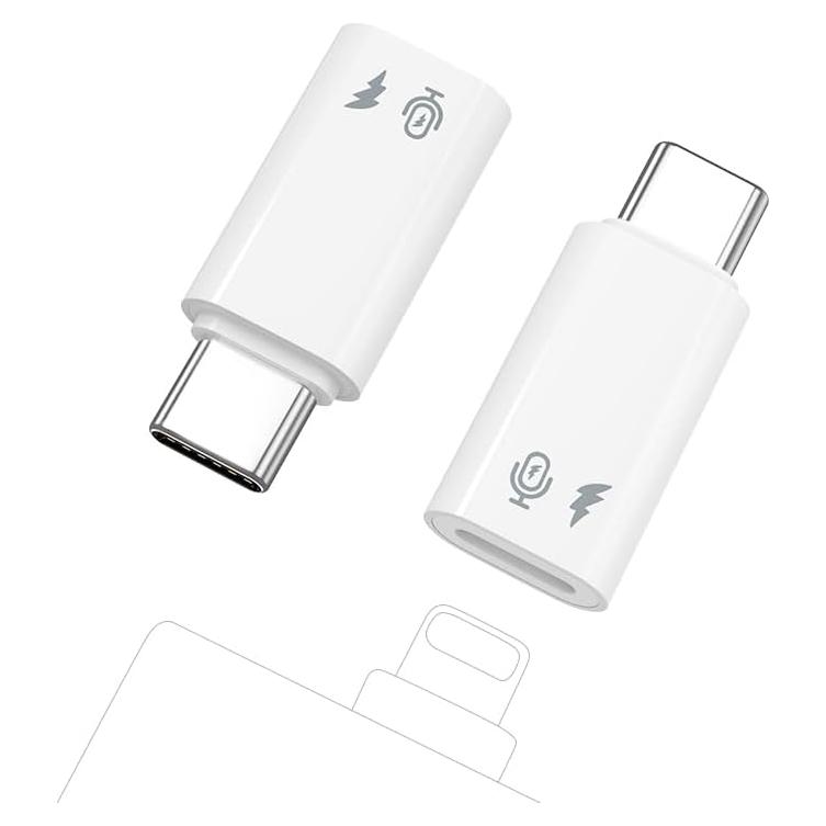 Adaptador Lightning a USB C MoKo para Micrófono Lavalier