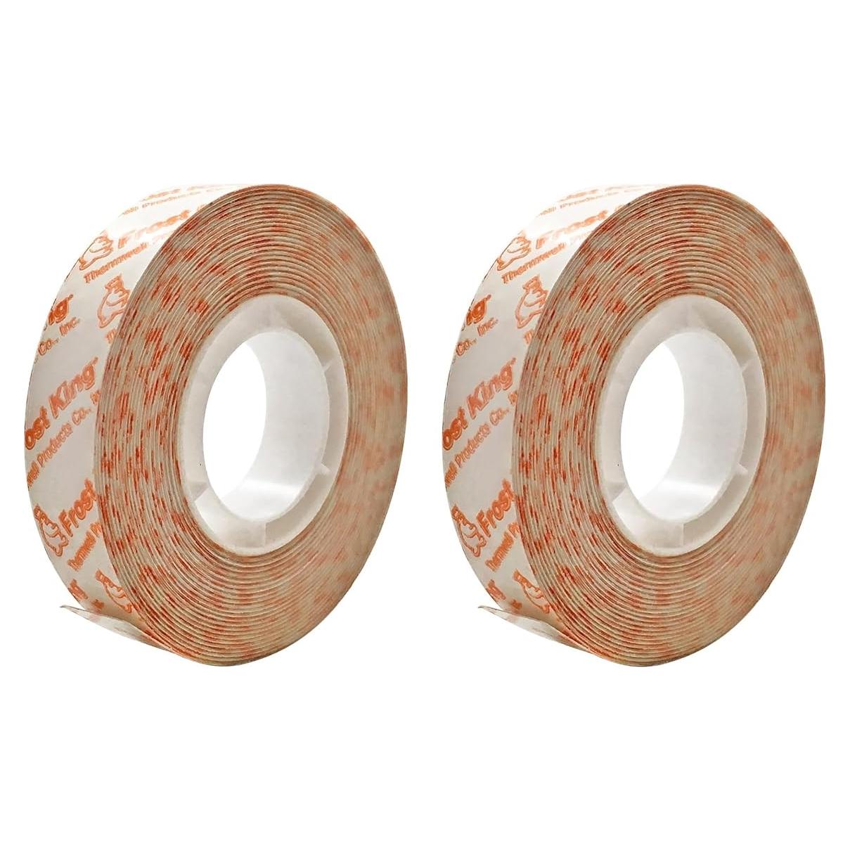Cinta de Montaje Doble Cara Frost King 1.27 cm x 16.76 m Paquete de 2