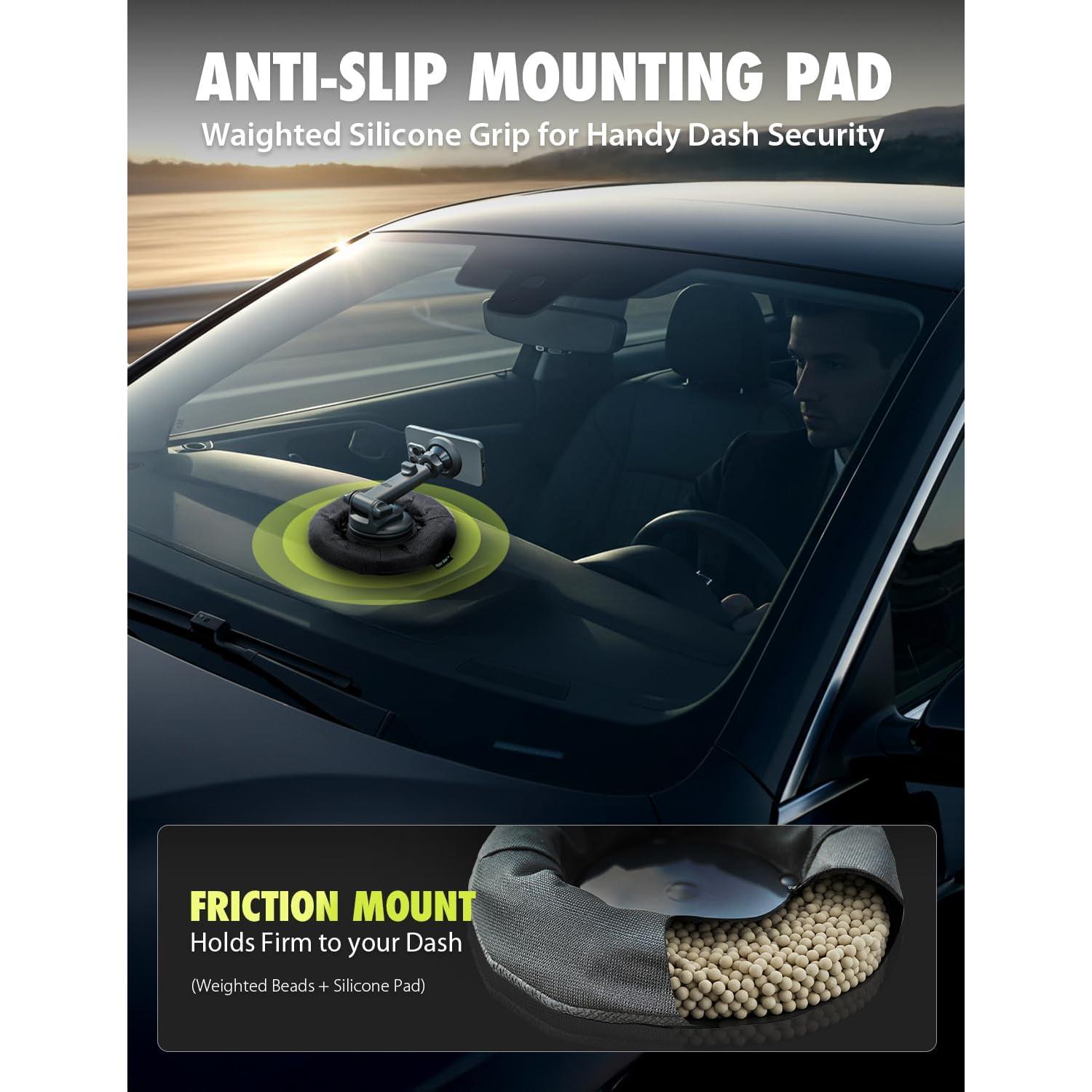 Almohadilla GPS Bracketron UFM-100BL para Tablero Antideslizante