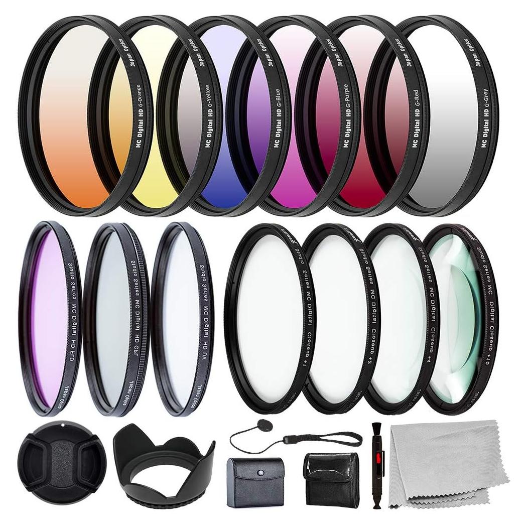 Kit de Filtros de Lente Ultimaxx 52MM - 6 Graduales + UV CPL Macro