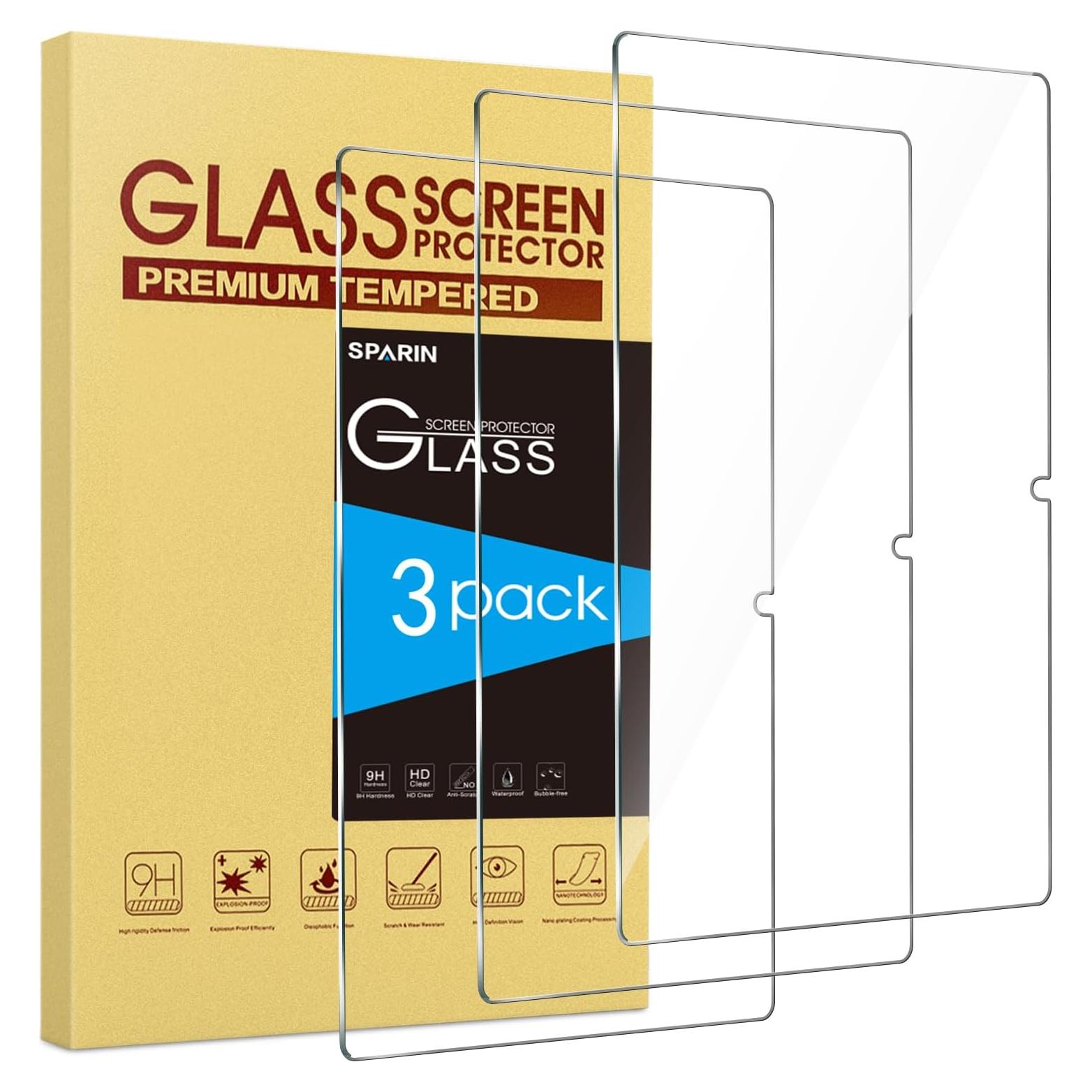 SPARIN Protector de Pantalla Vidrio Templado para Galaxy Tab A8 10.5"