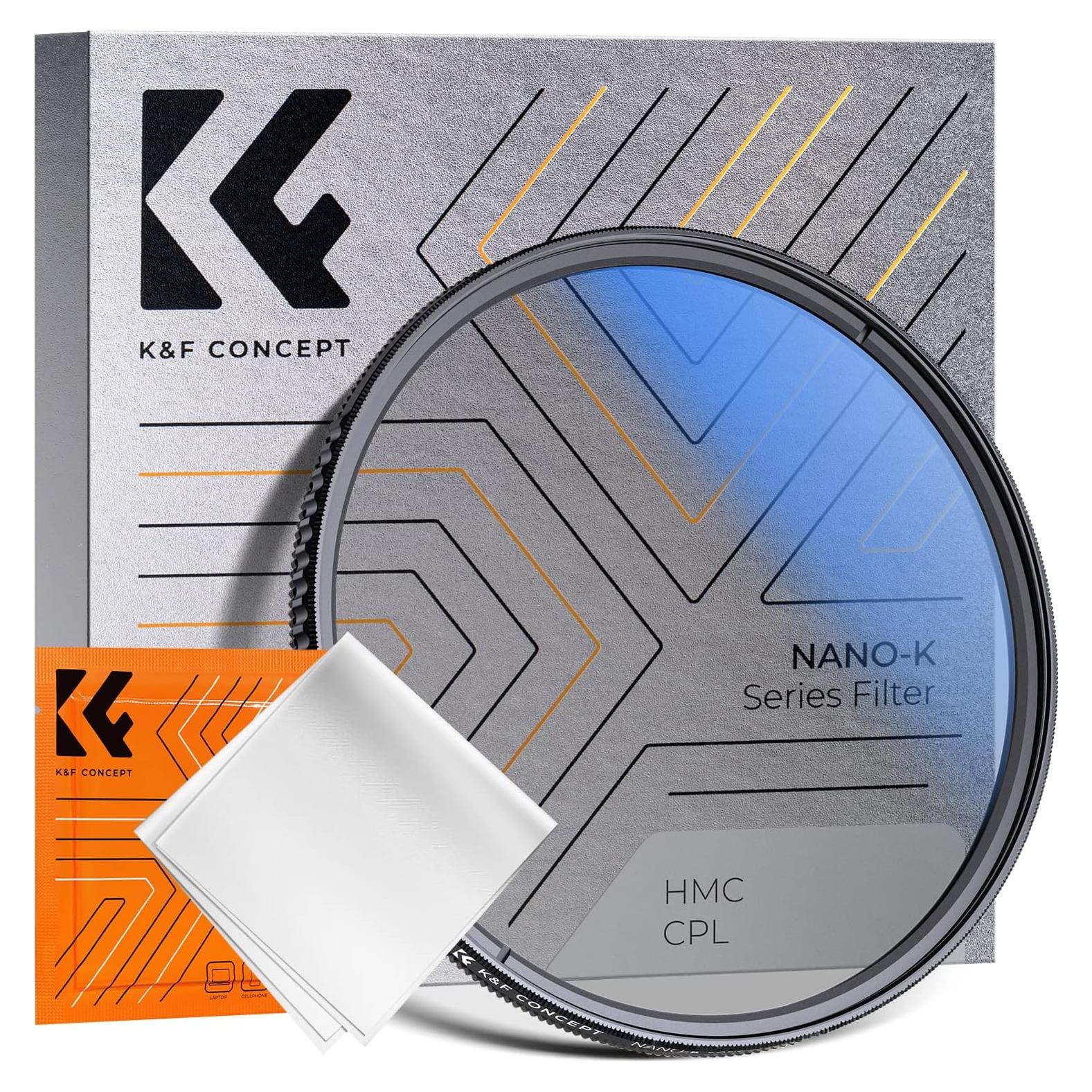 Filtro Polarizador Circular K&F Concept 37mm Ultra Delgado