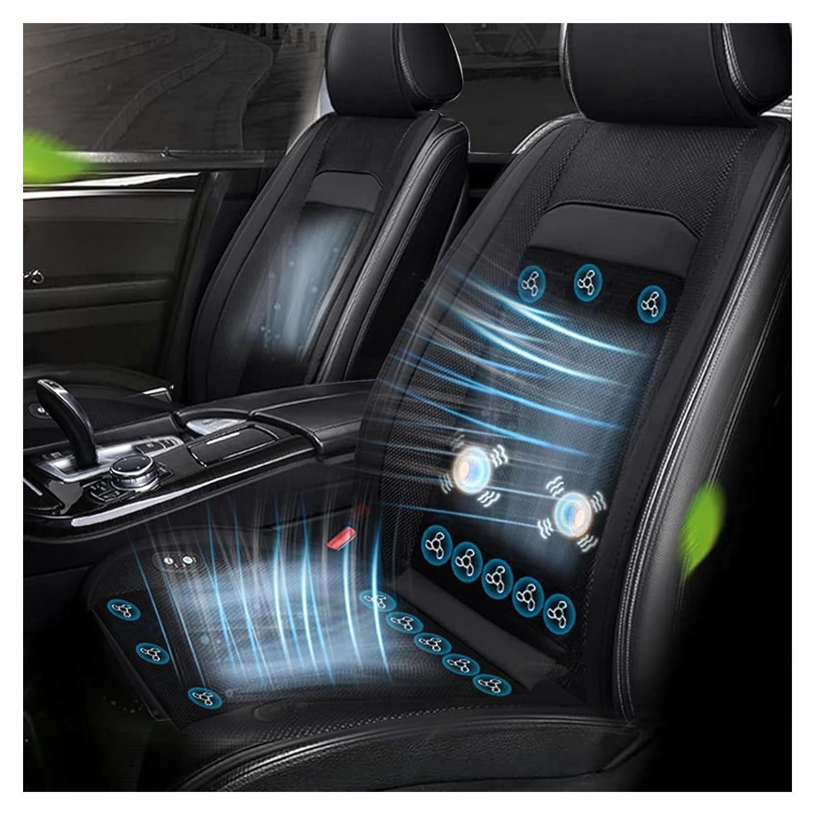 Funda de Asiento Enfriadora 12V LGNORA con Masaje y 16 Ventiladores