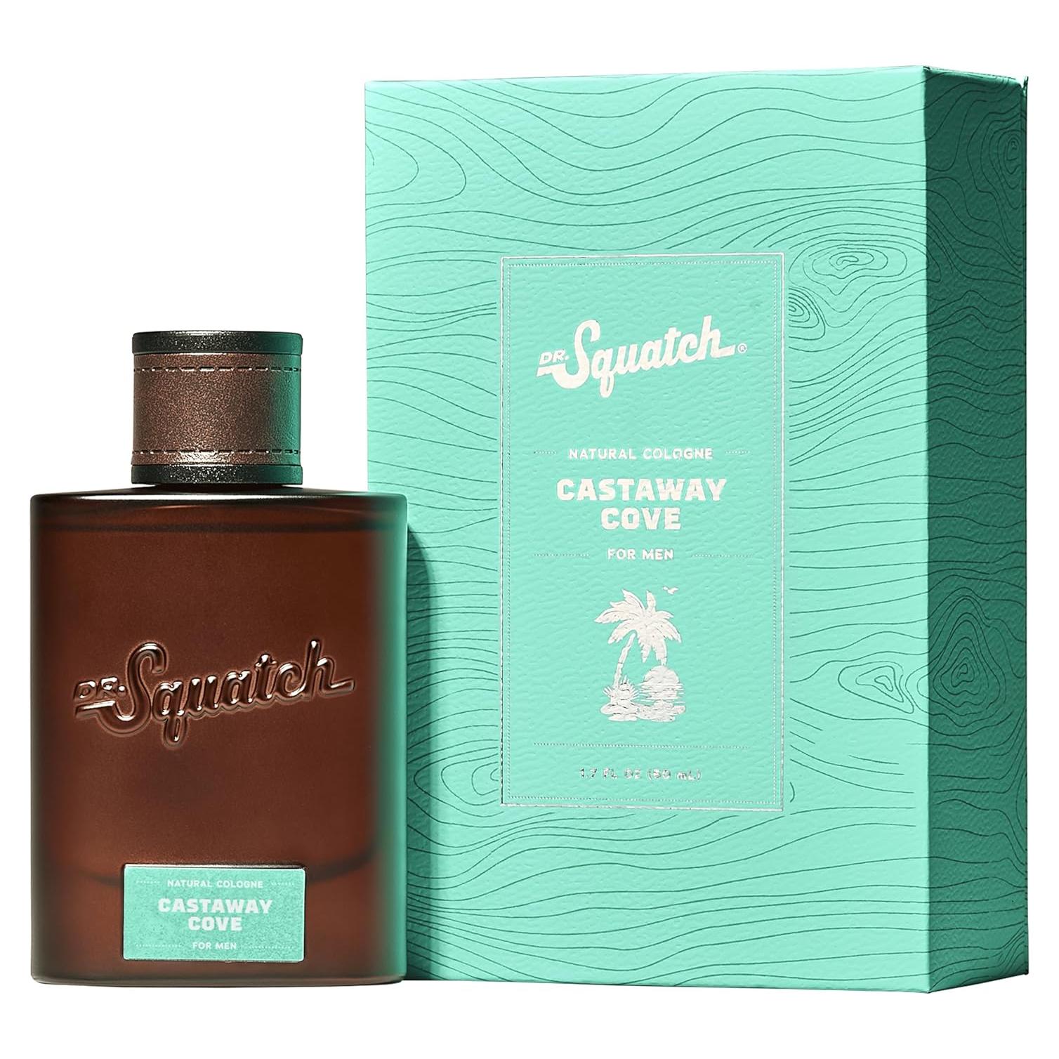 Colonia Natural Dr. Squatch Castaway Cove 50.3 ml - Bergamota, Lavanda y Vainilla