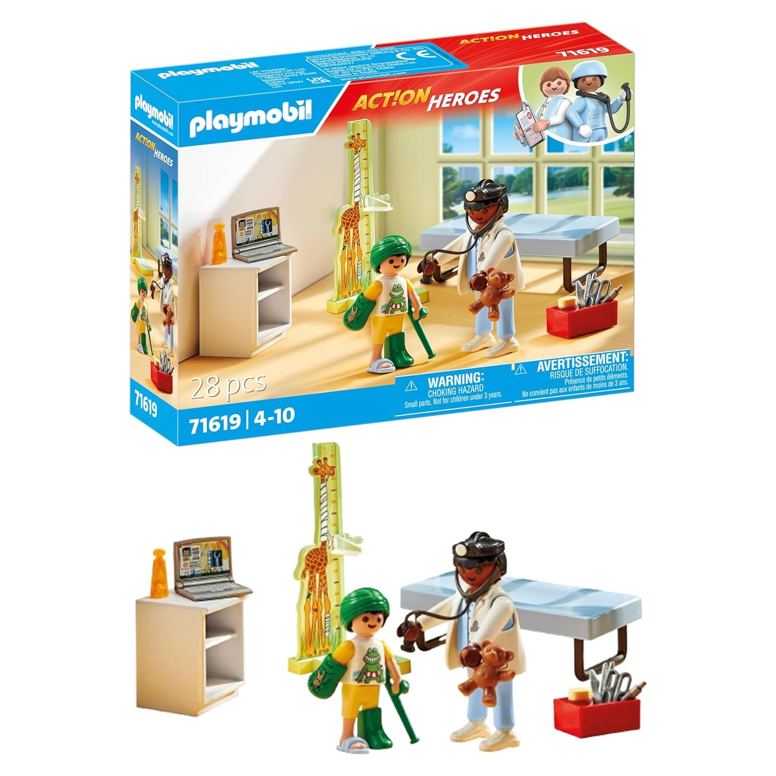 Set Pediatra Playmobil con Osito de Peluche 71619