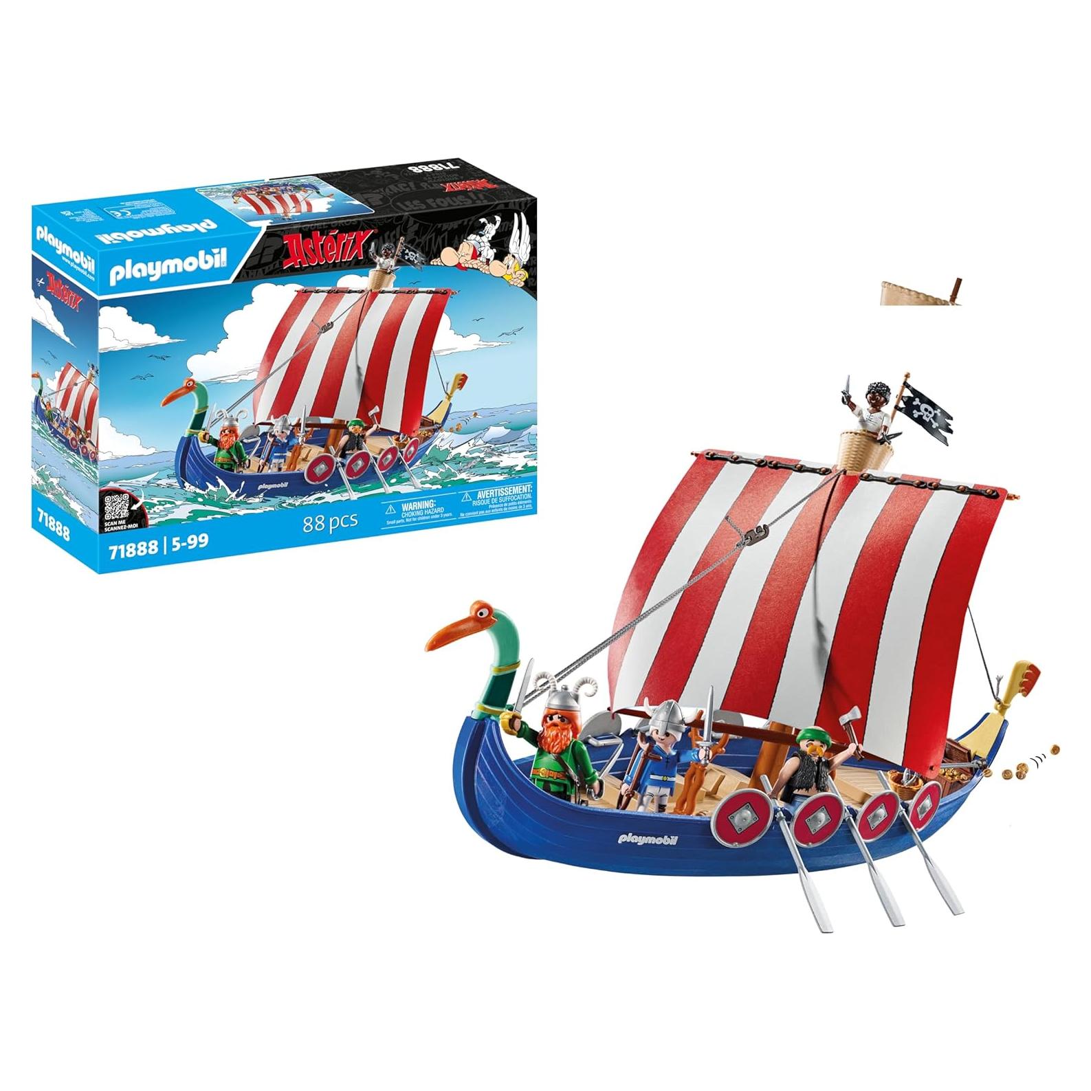 Barco Pirata PLAYMOBIL Asterix 71888 - Juguete Aventura 4-10 Años