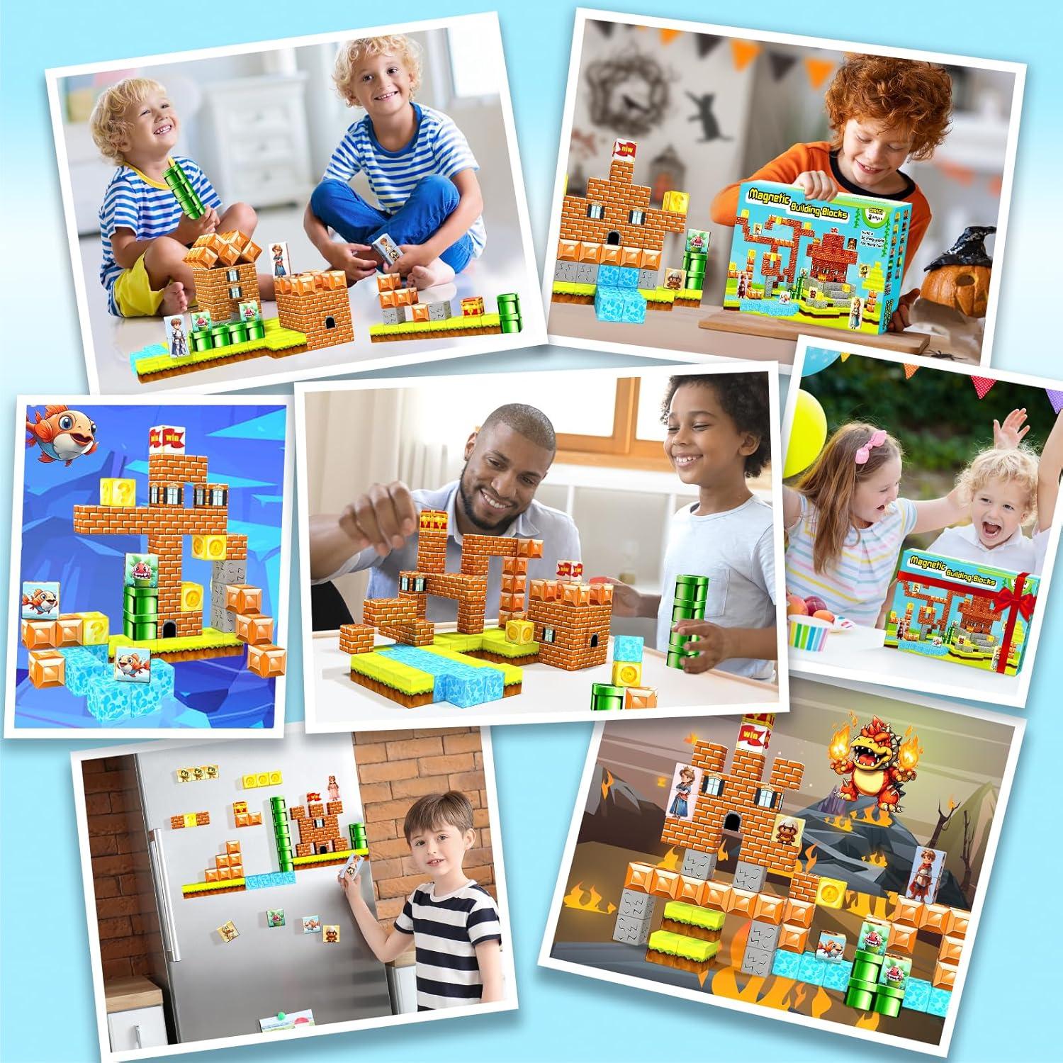 Bloques Magnéticos Girigi 54pcs 2.54cm Juguetes Educativos