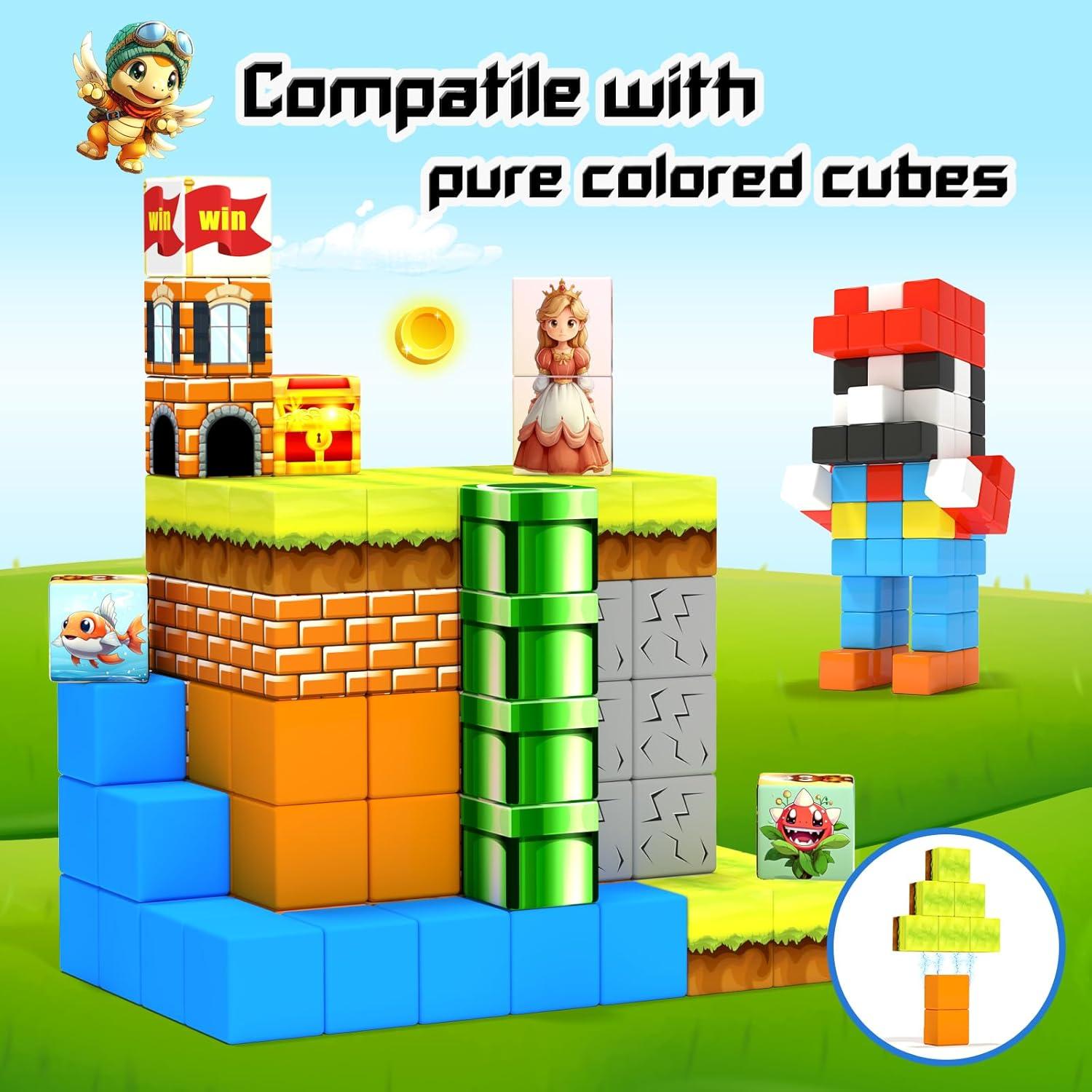 Bloques Magnéticos Girigi 54pcs 2.54cm Juguetes Educativos