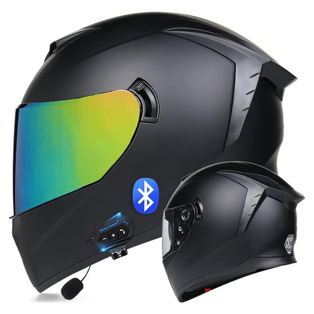 Casco Abatible Bluetooth BDTOT XL 61-62cm Doble Lente