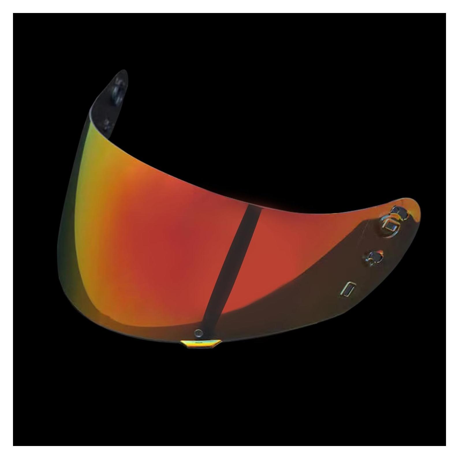 Visera Casco Motocicleta ICON IC04 Airmada Revo Rojo Dorado