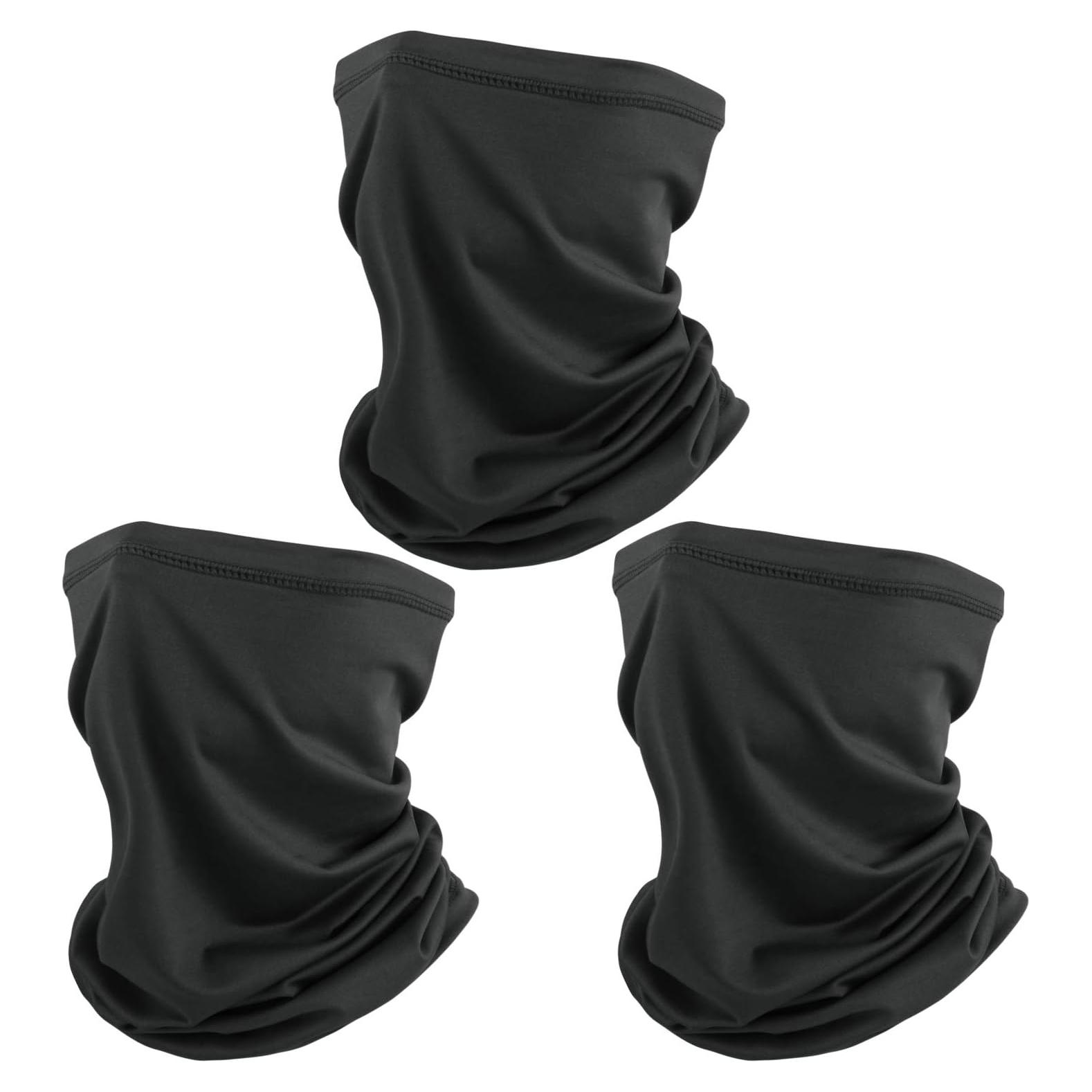 Mascarilla Gaiter Transpirable SUNLAND 25x43cm Negra