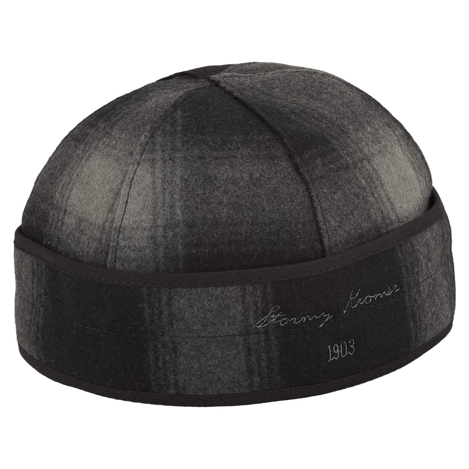Gorra sin Visera Stormy Kromer Negra 6 7/8 para Invierno
