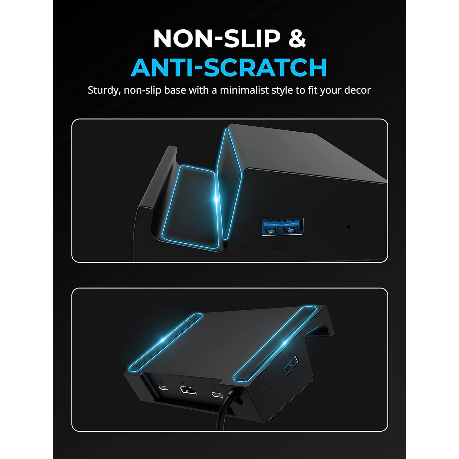 SABRENT Estación de Acoplamiento 6 Puertos para Steam Deck 4K