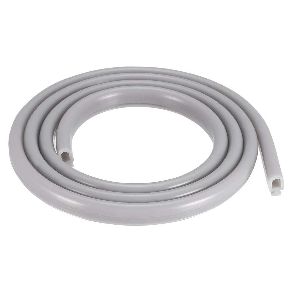 Sello de Burbuja T-Slot uxcell 6.5mm x 1m Gris Silicona
