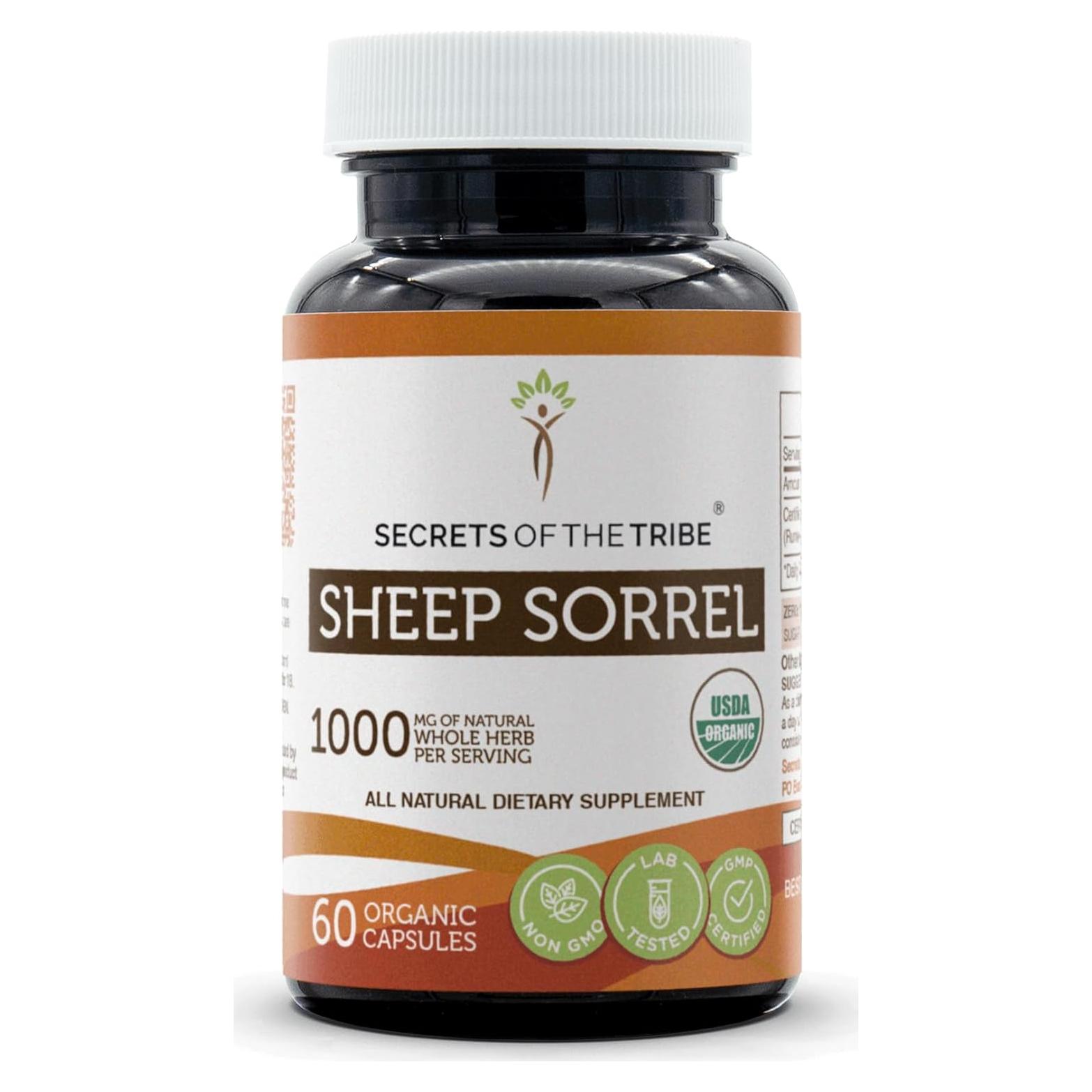 Ácido de Oveja Orgánico USDA 60 Cápsulas Vegetarianas