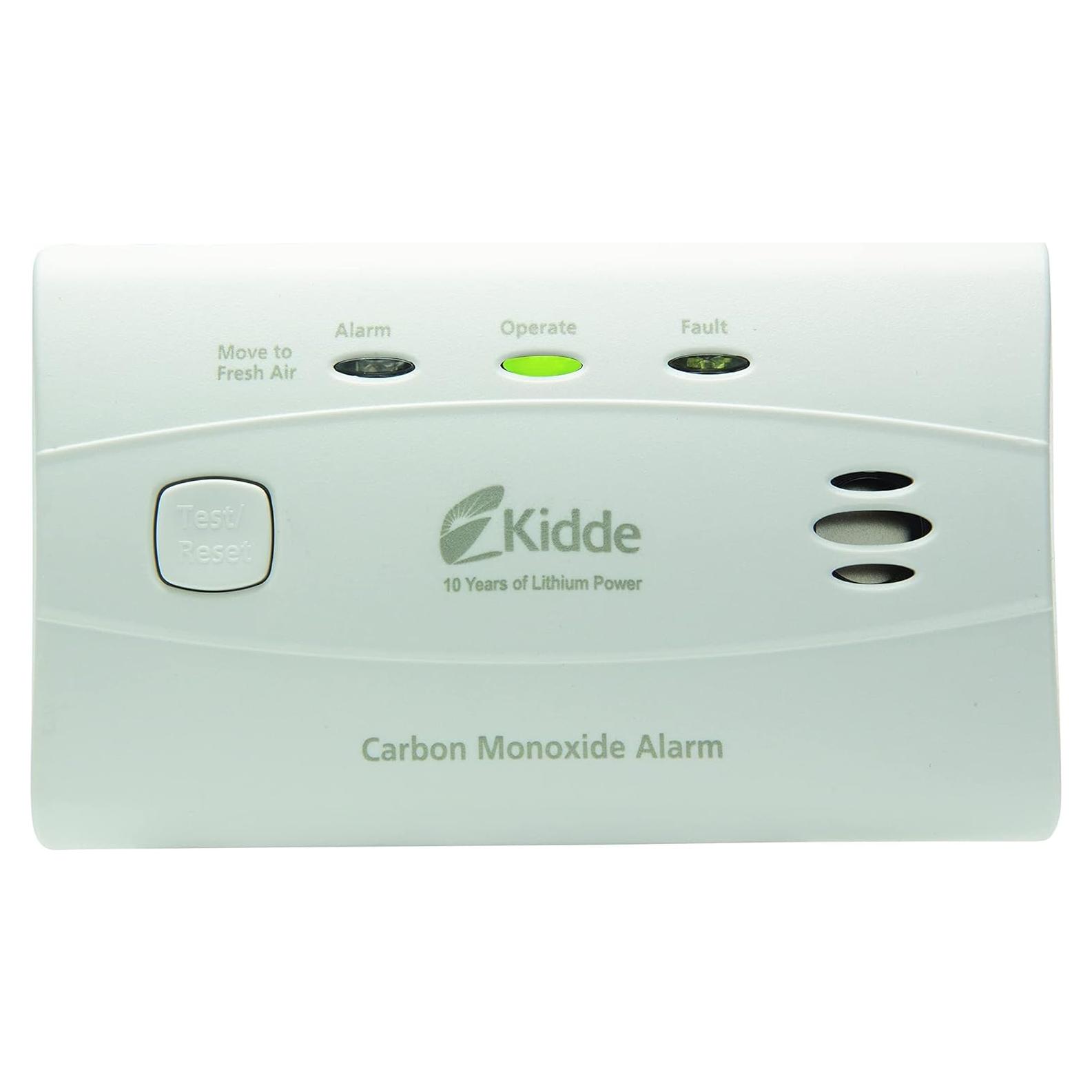 Detector de Monóxido de Carbono Kidde C3010 con Batería 10 Años