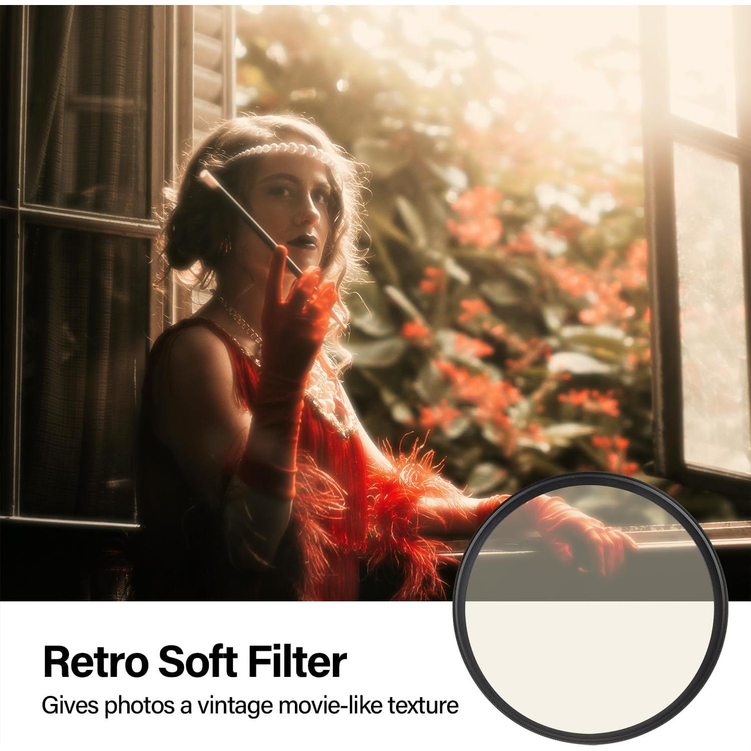 Filtro de Difusión Cálido 43mm WalkingWay para Fotografía