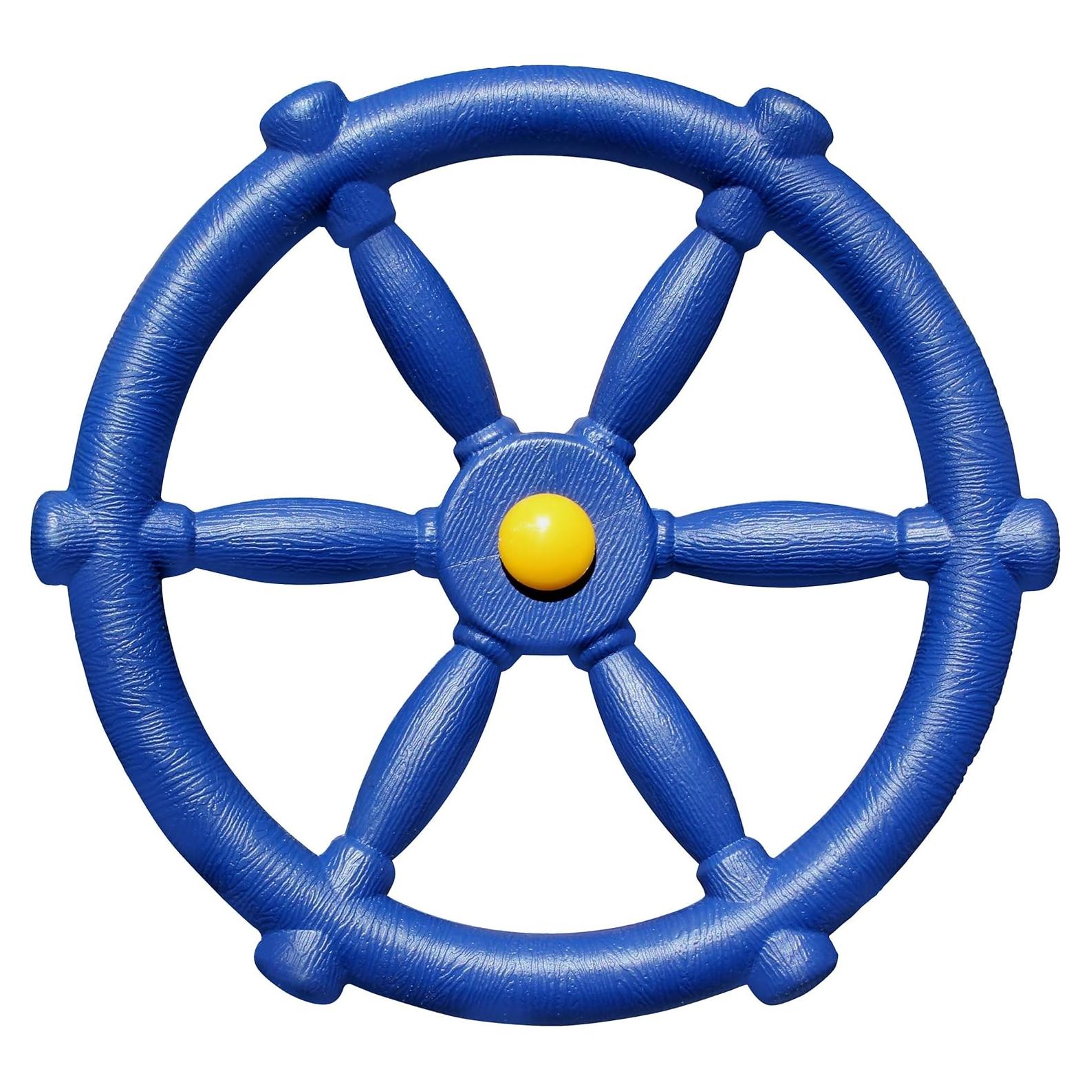 Rueda de Barco Pirata Jungle Gym Kingdom 30.48 cm Azul