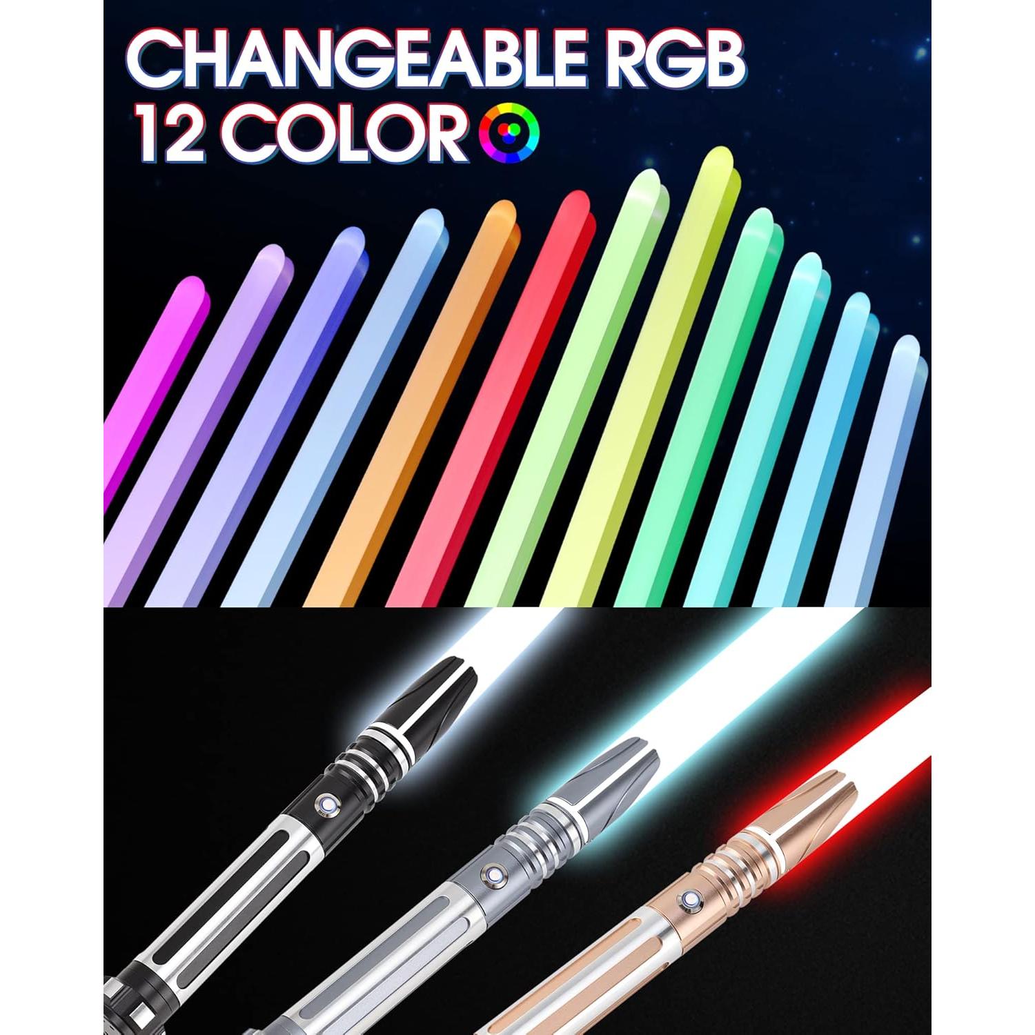 Sable de Luz Dueling ANASABER S9 Recargable 10 Sonidos RGB