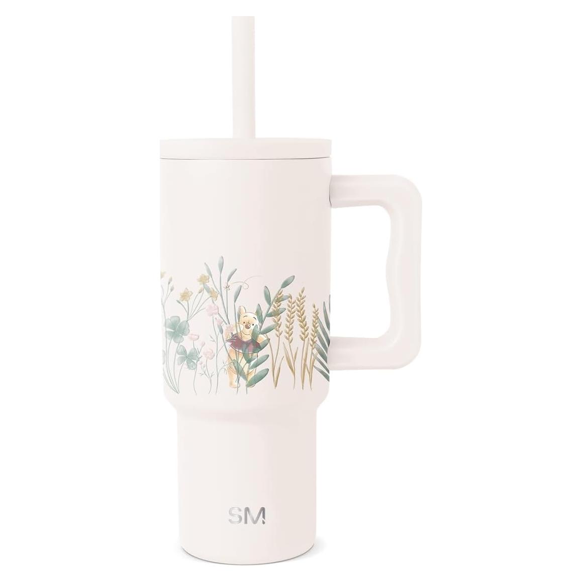 Taza Simple Modern 24 oz Winnie Pooh con Asa y Tapa Silicona