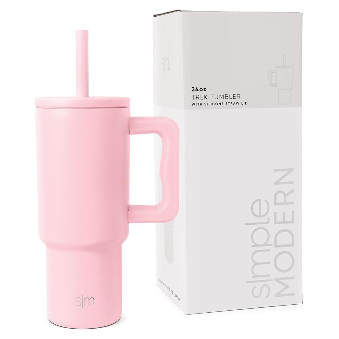 Taza Trek Simple Modern Kids 24 oz Asa Silicona Rubor