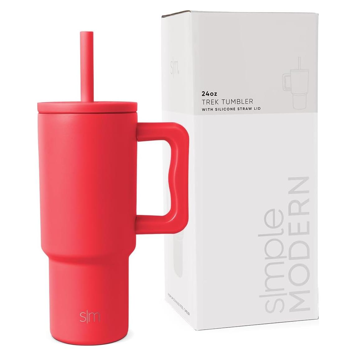 Taza Trek Simple Modern 24 oz con Asa y Tapa Silicona