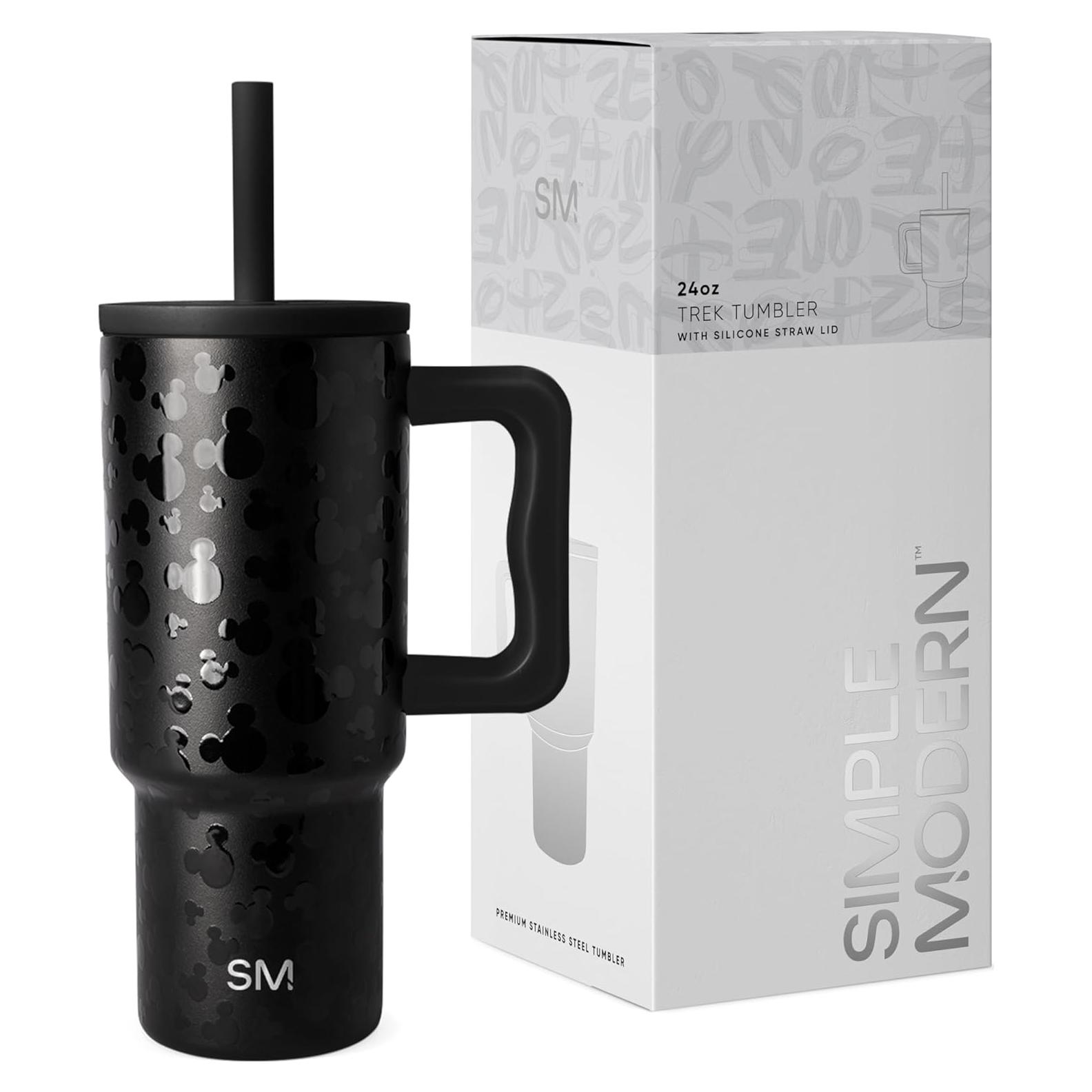 Taza Simple Modern Mickey 24 oz con Asa y Tapa Silicona