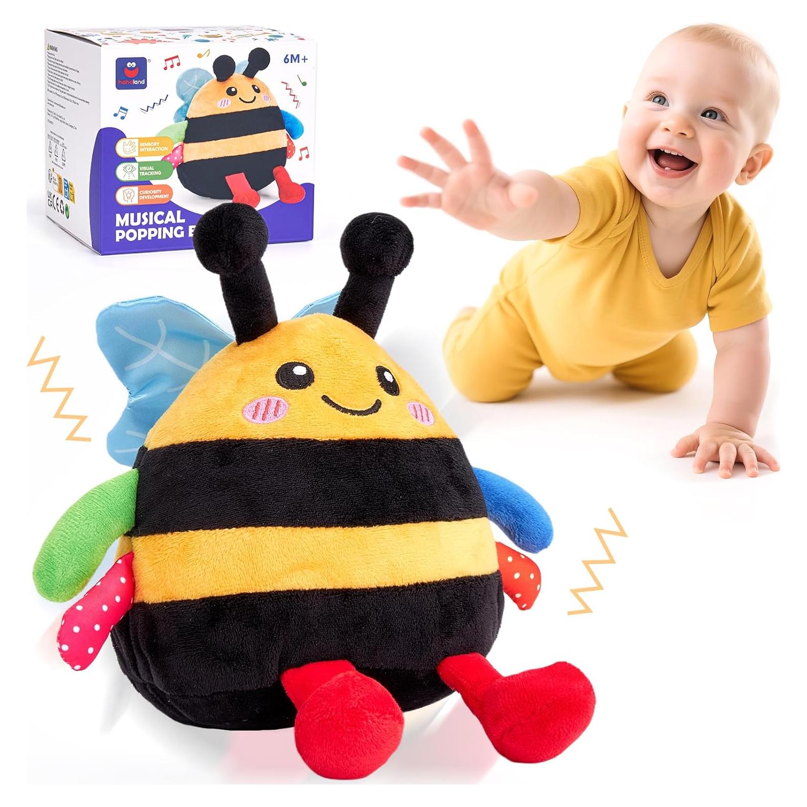 Juguete Interactivo Hahaland Abeja Musical para Bebés 6-18 Meses