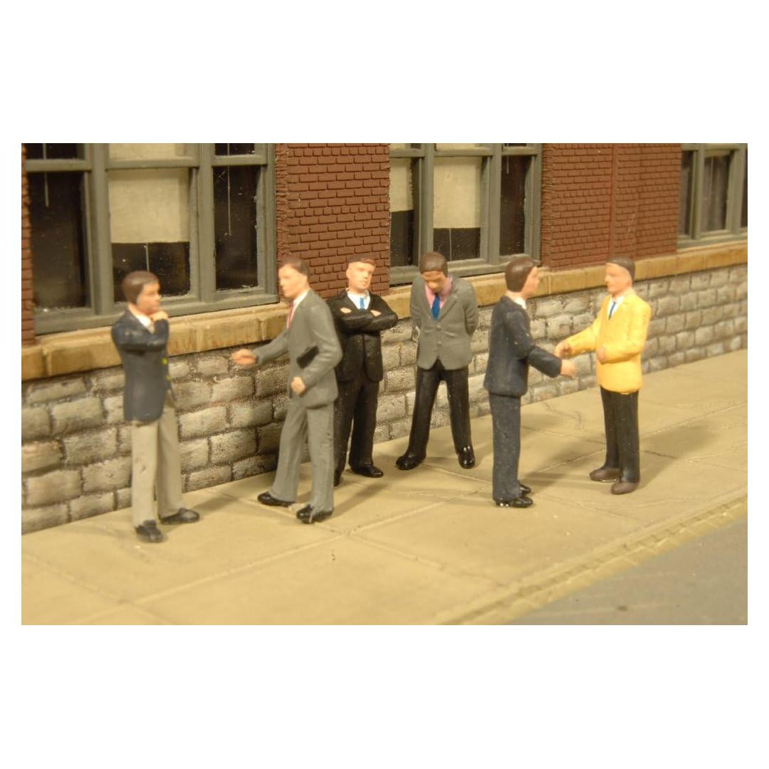 Figuras Miniatura HO Empresarios Bachmann 6 Piezas