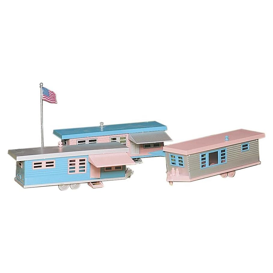 Kit Edificios Plasticville U.S.A. Bachmann - Parque de Trailers