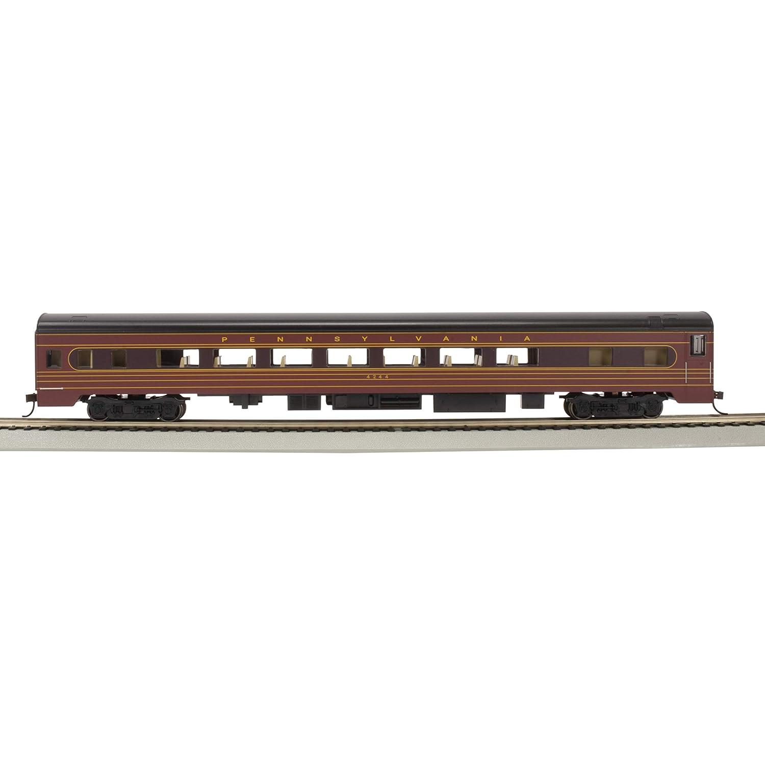 Carro de Pasajeros Bachmann PRR #4244 Plata 85' Iluminado HO