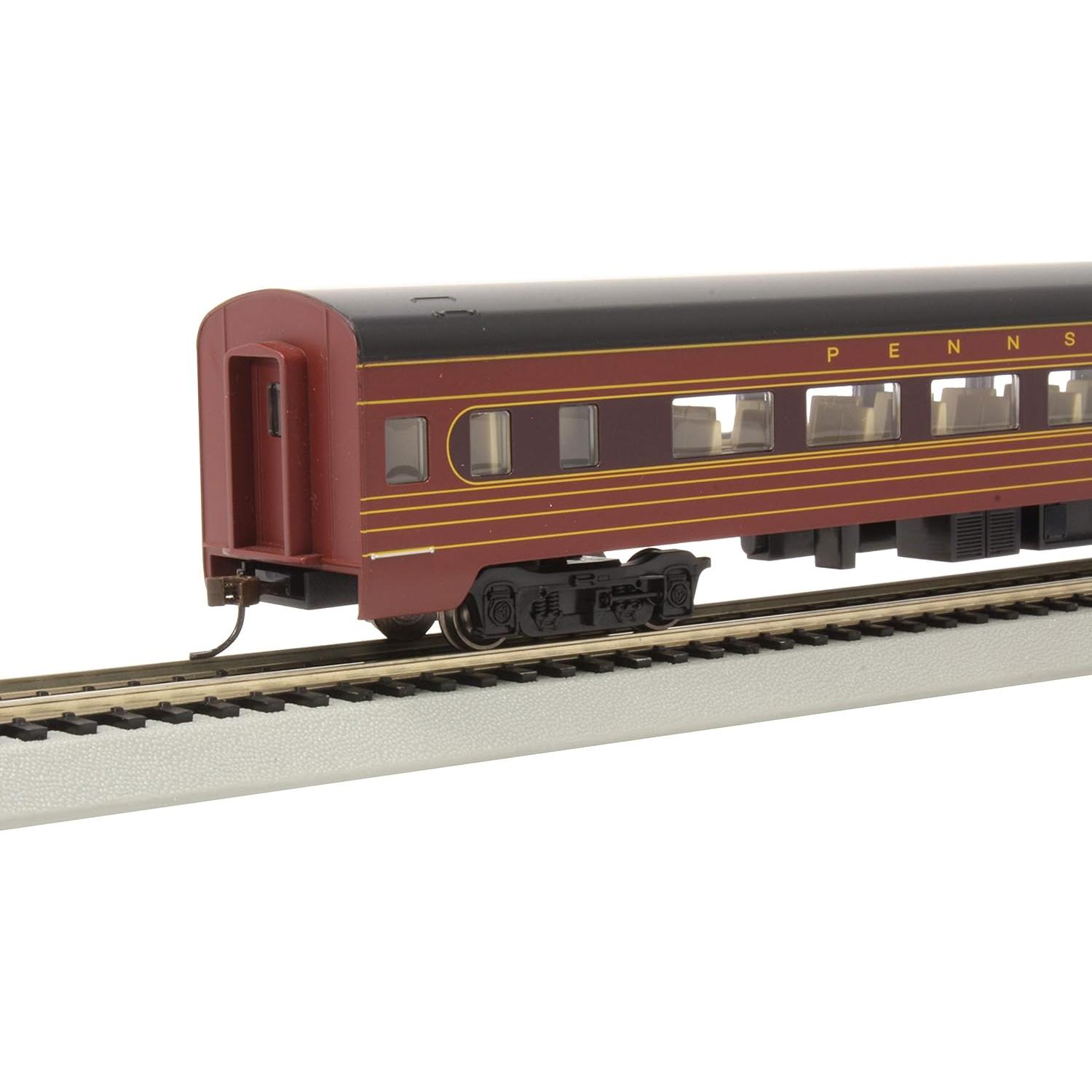 Carro de Pasajeros Bachmann PRR #4244 Plata 85' Iluminado HO
