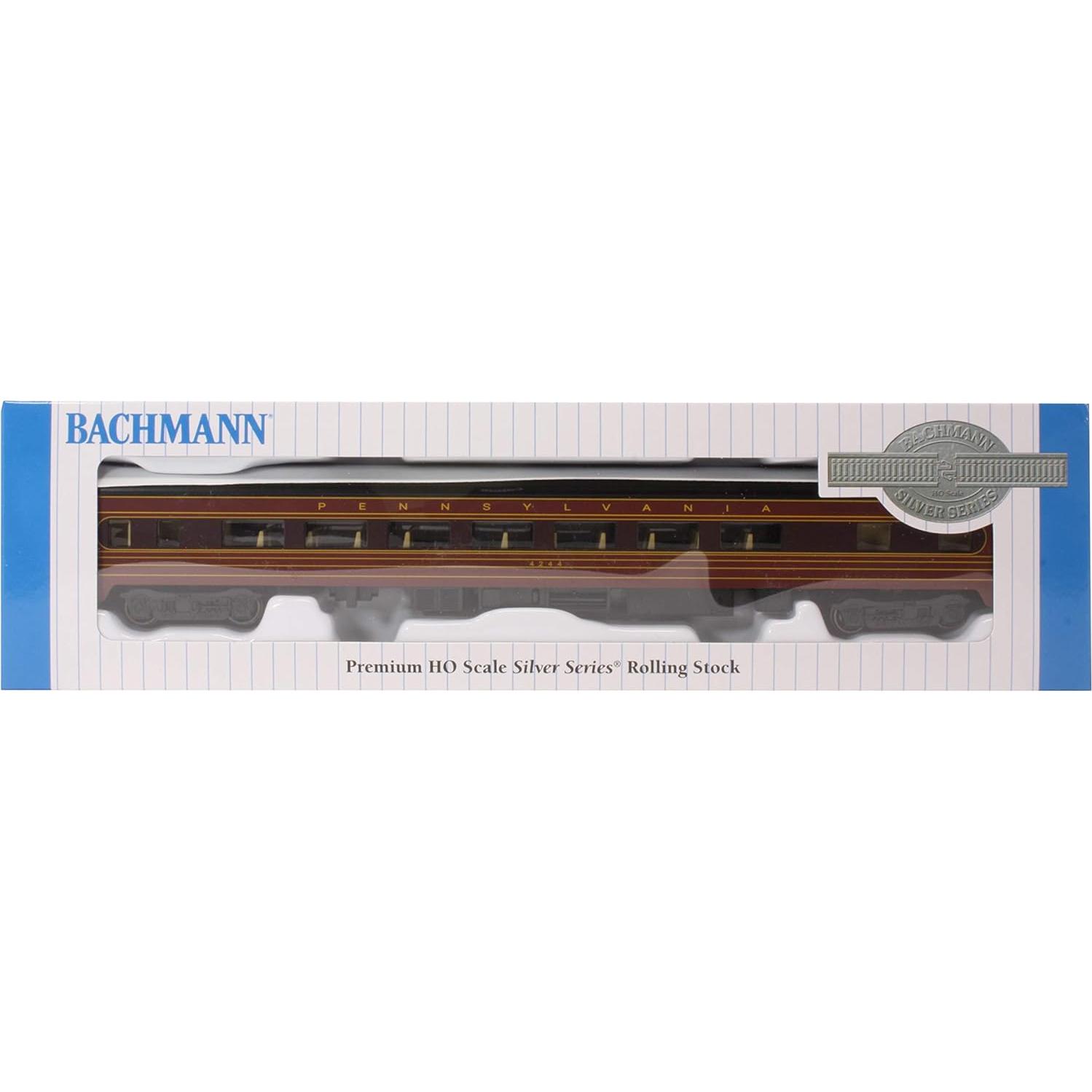 Carro de Pasajeros Bachmann PRR #4244 Plata 85' Iluminado HO