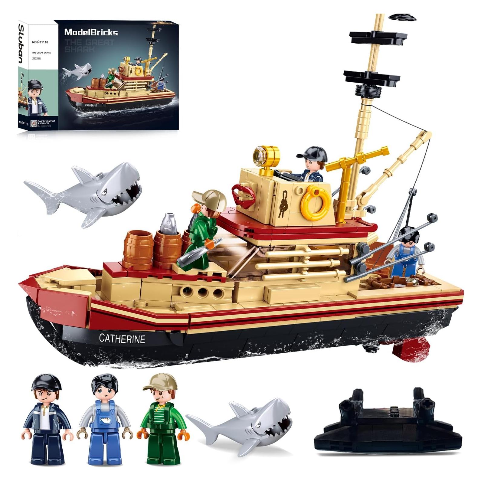 Juego de Construcción Sluban Barco de Pesca 592 PCS