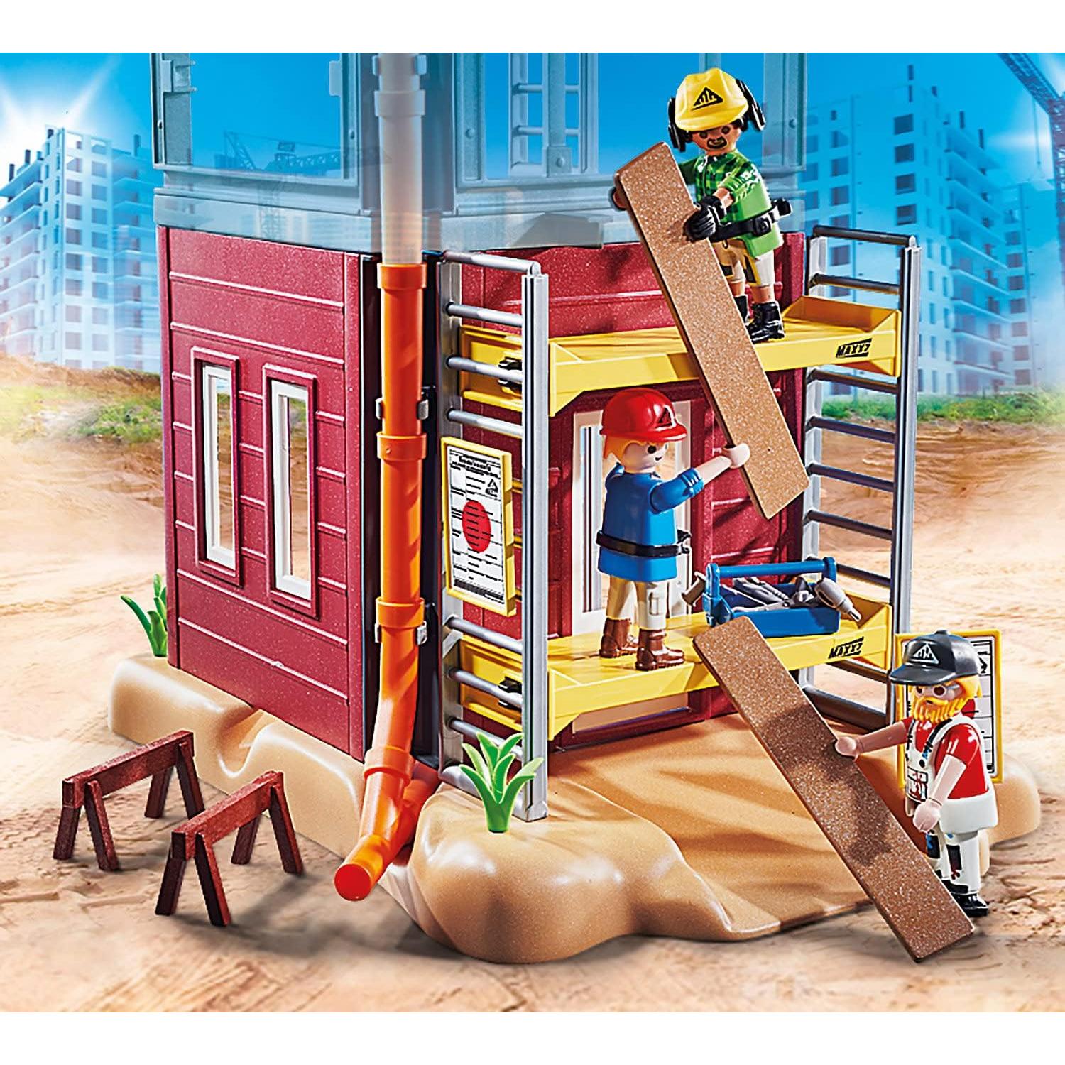 Andamio de Construcción Playmobil 70446 con Trabajadores
