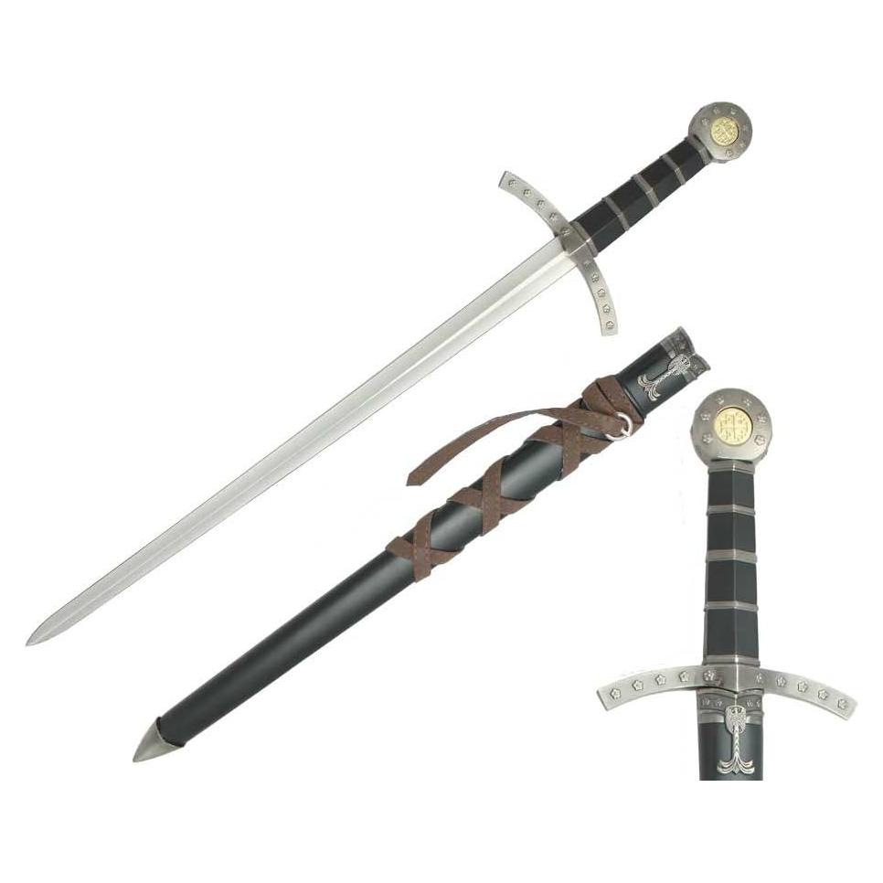 Espada Corta Medieval Colección del Caballero 43 cm con Vaina