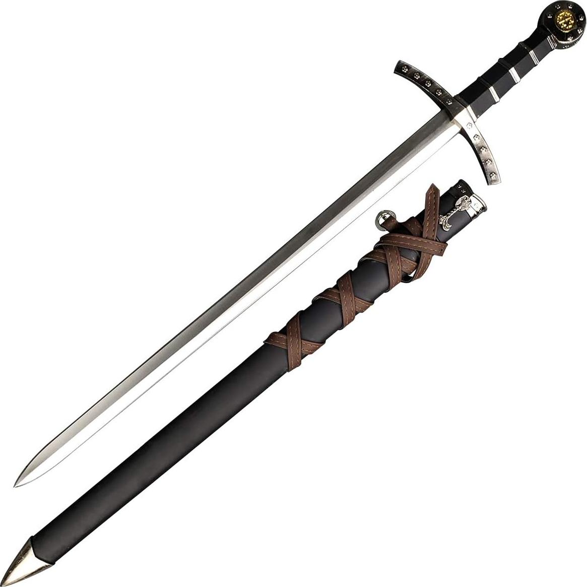 Espada Corta Medieval Colección del Caballero 43 cm con Vaina