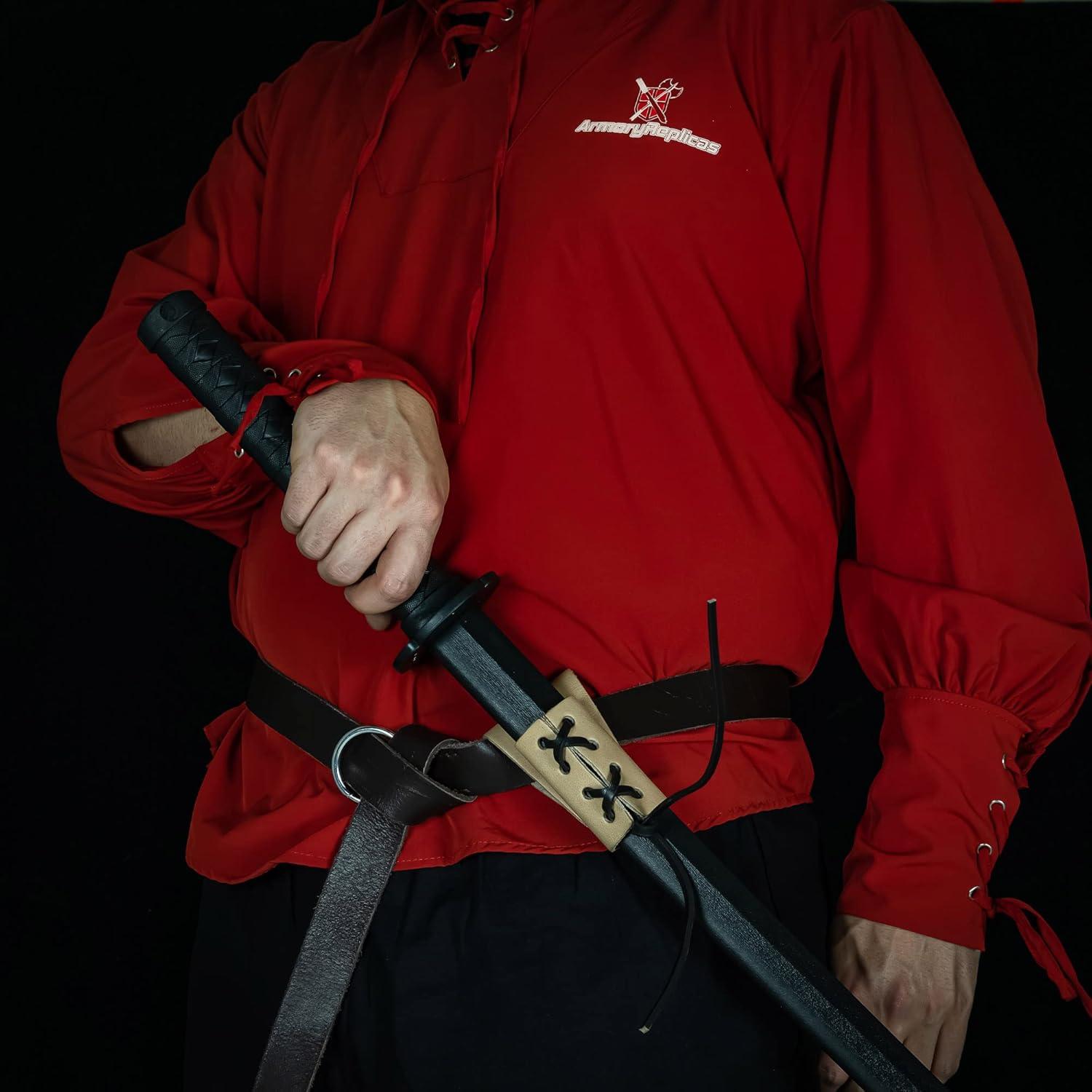 Funda de Daga de Cuero Genuino Réplicas de Armory - Ajustable