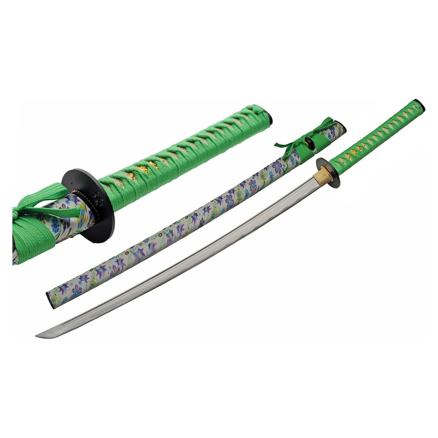 Espada Katana Réplica SZCO de Acero Carbono 71 cm con Funda