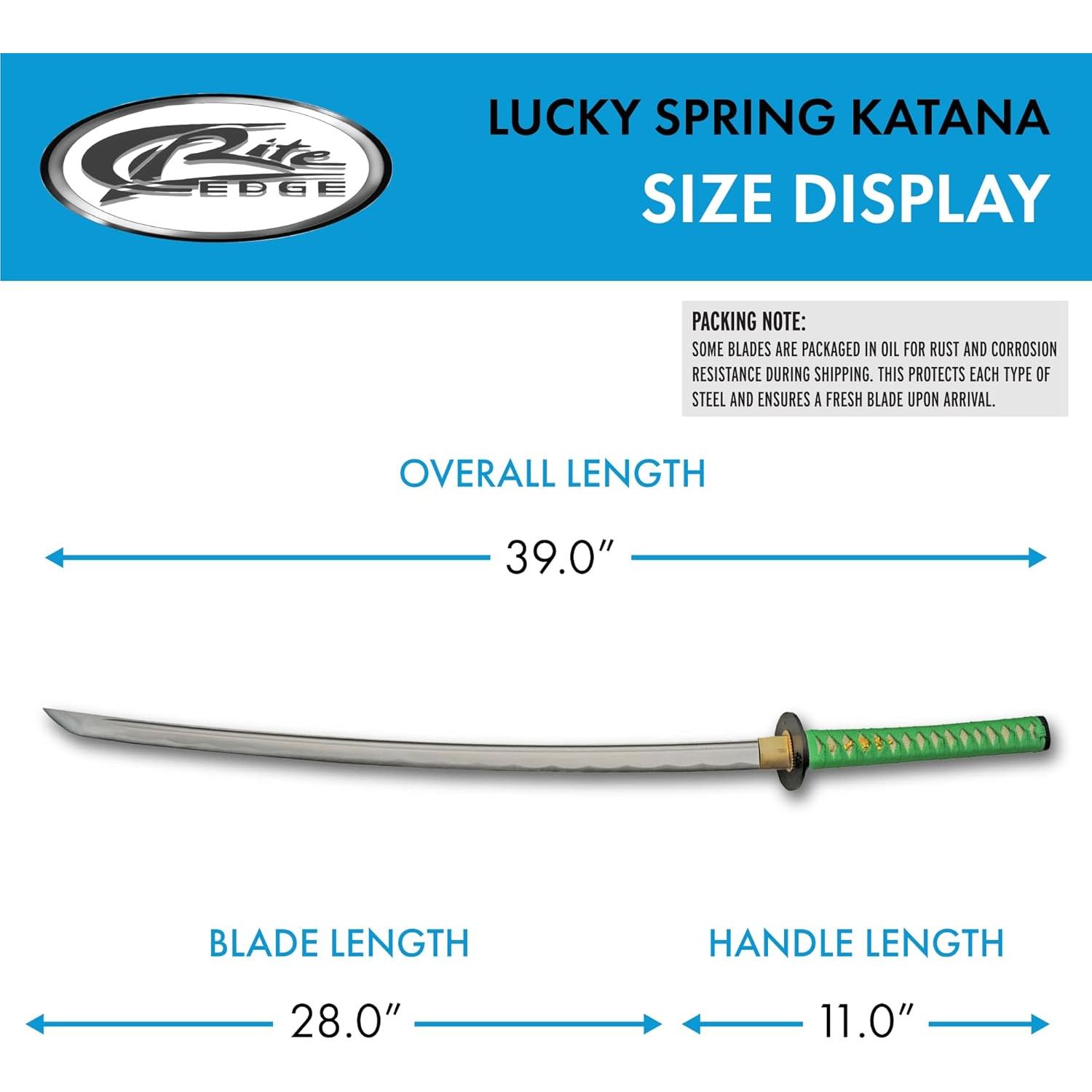 Espada Katana Réplica SZCO de Acero Carbono 71 cm con Funda