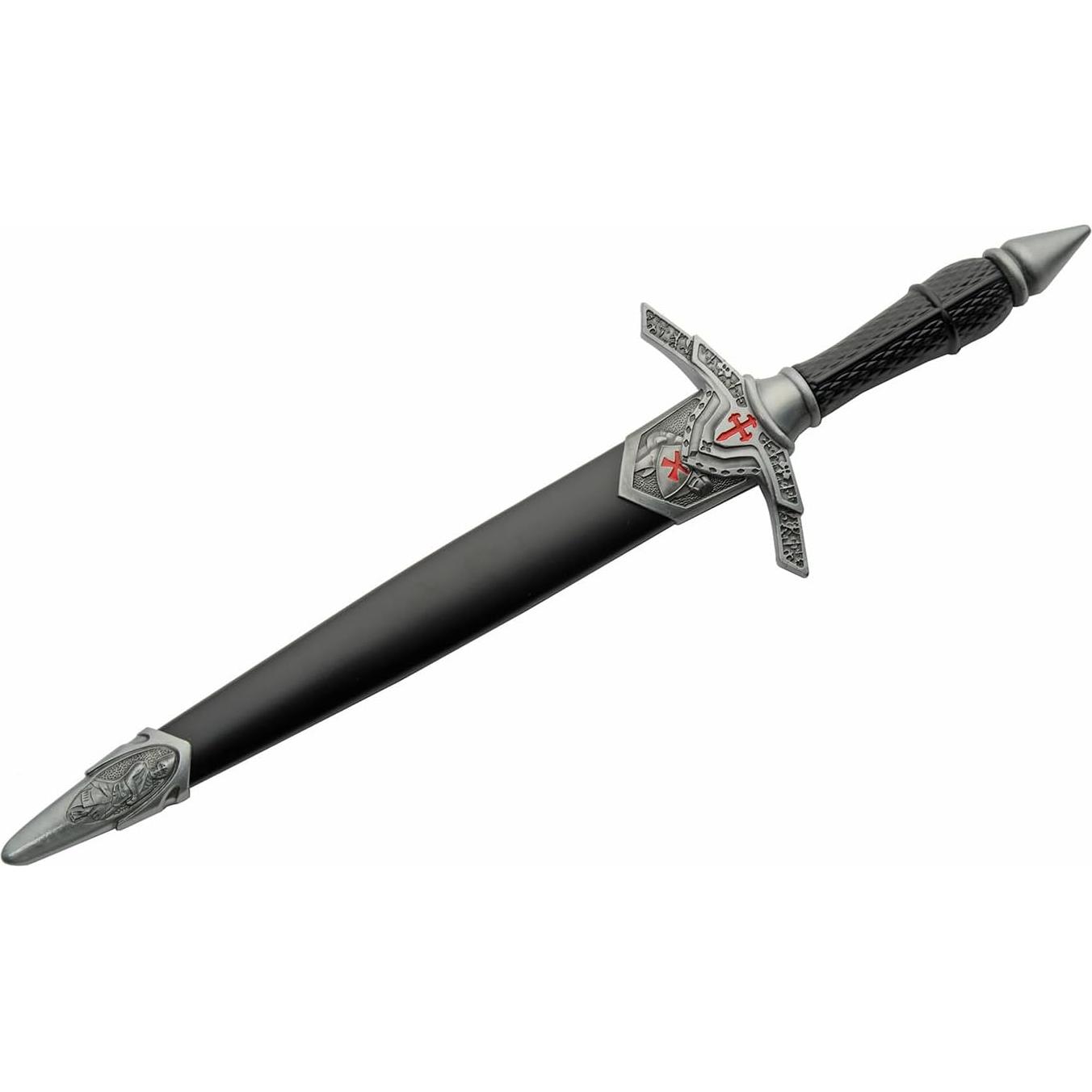 Daga Medieval SZCO 38.7 cm con Funda Decorativa de ABS
