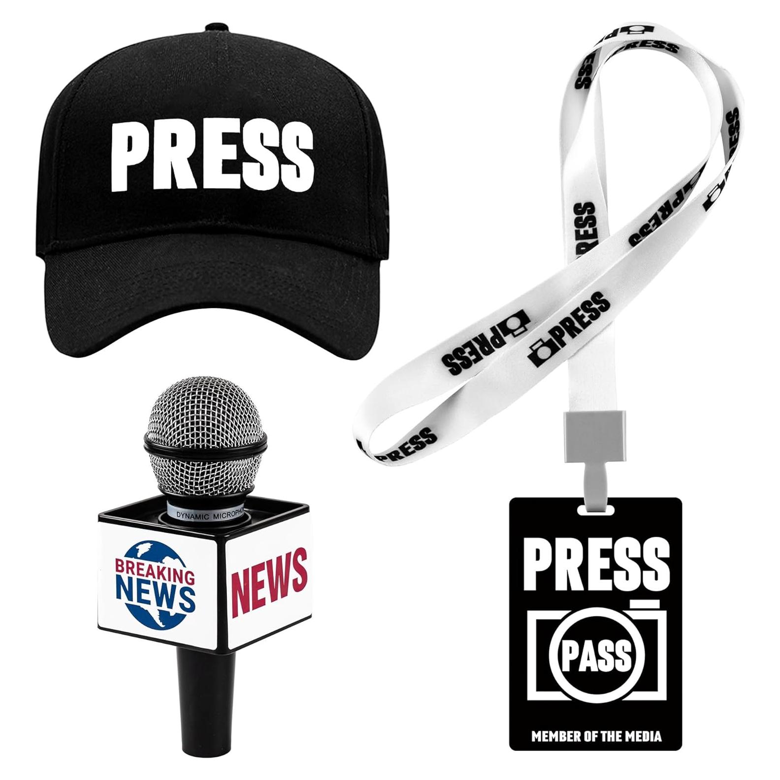 Conjunto de Disfraz de Reportero de Noticias BIWISY