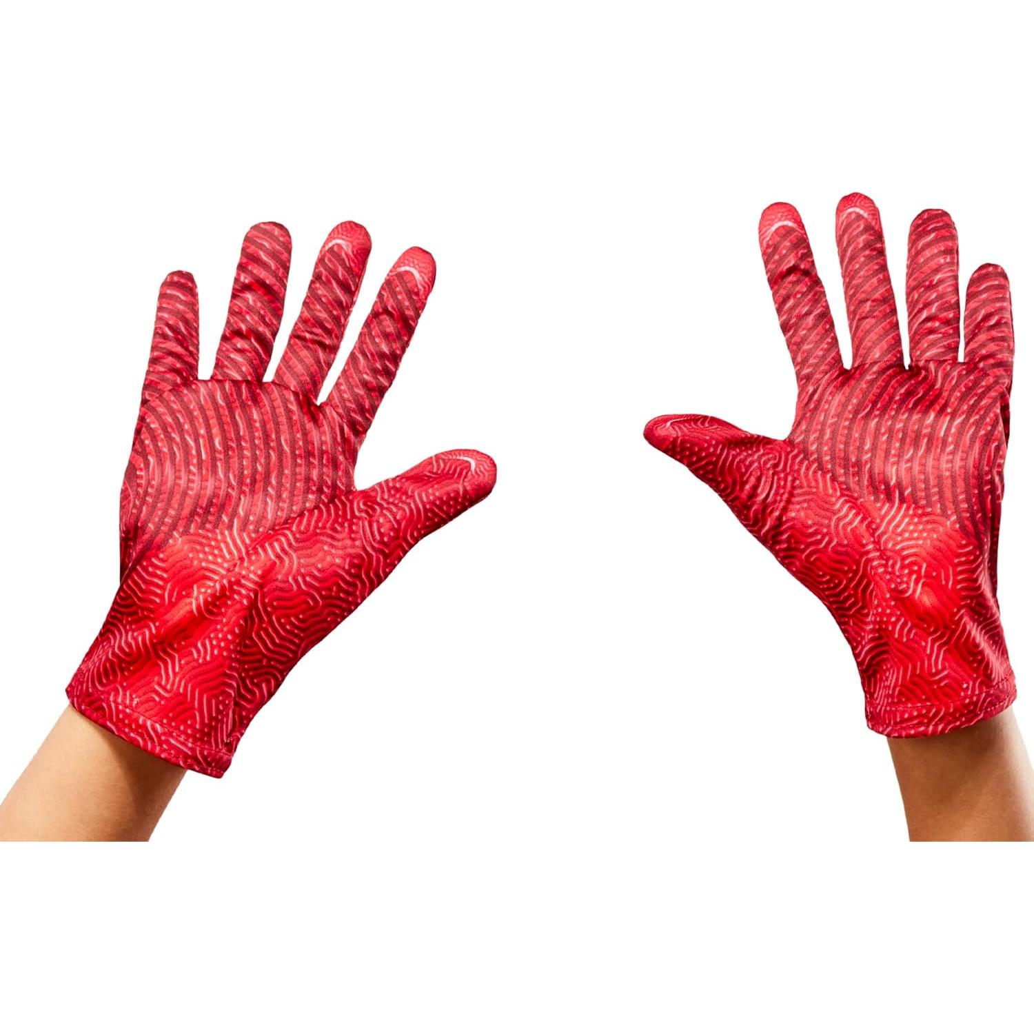 Guantes de disfraz DC The Flash Rubie's para niños - Talla única
