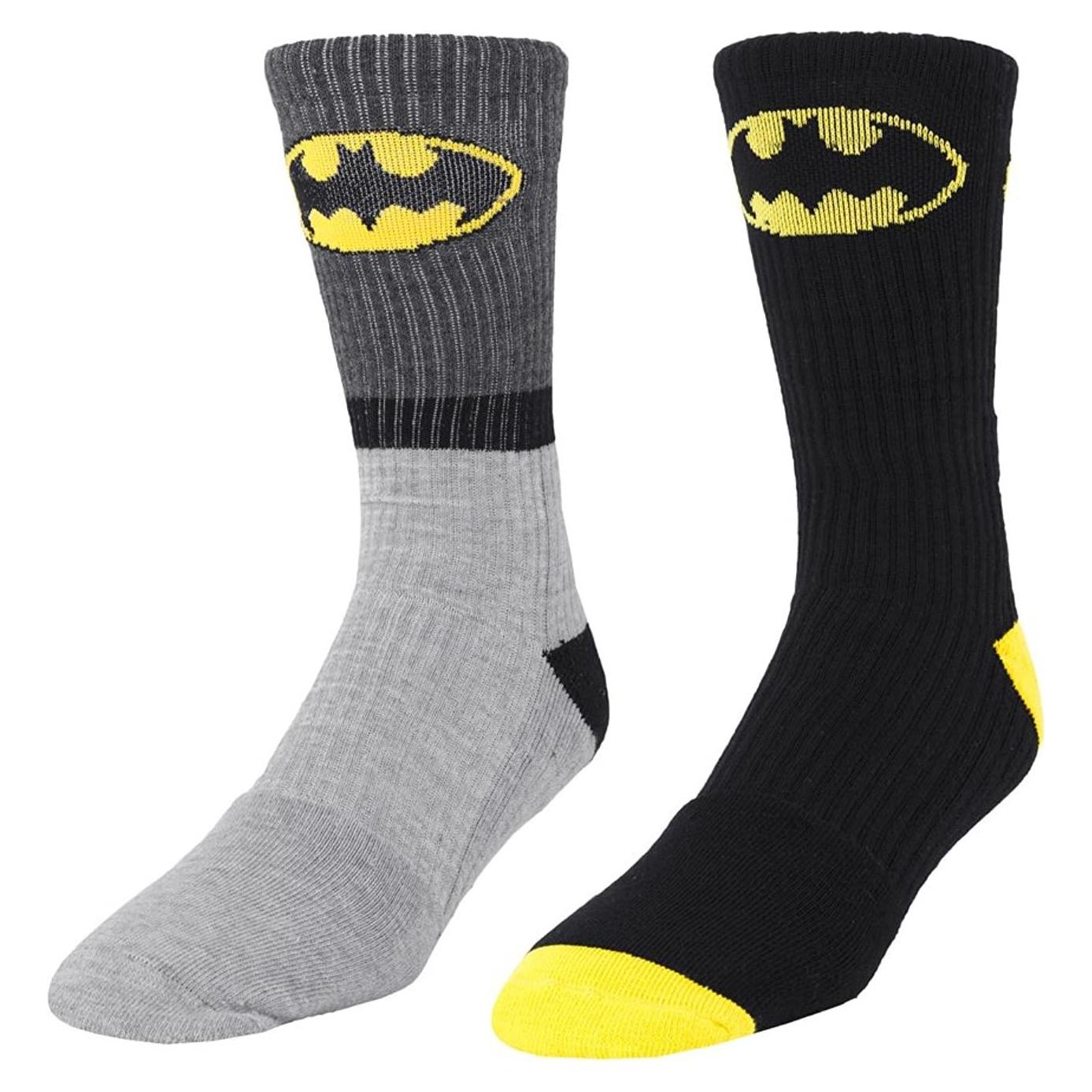 Calcetines Atléticos DC Comics Batman 2 Pares Talla 38-46