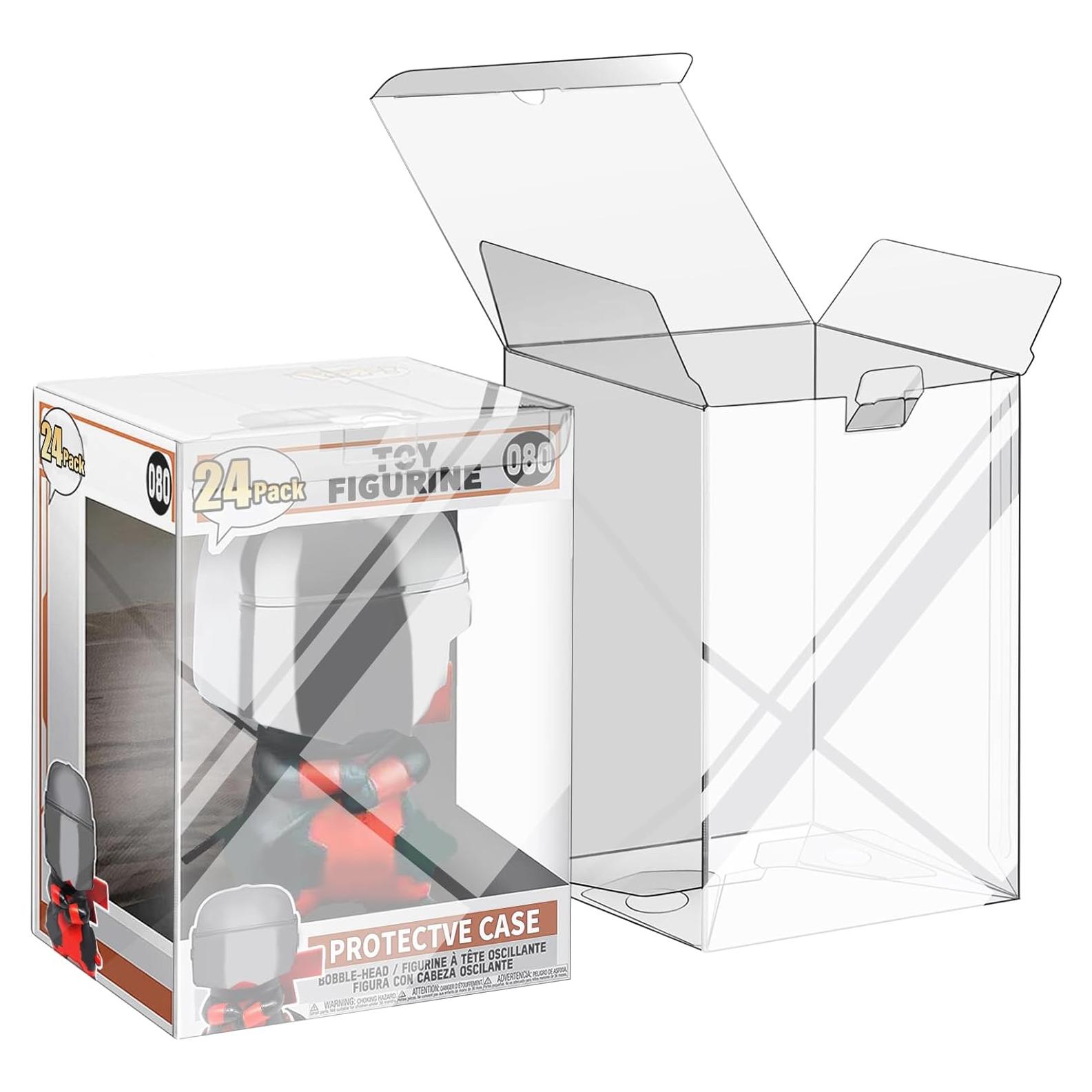 Paquete de 24 Protectores Sooez para Figuras Pop de 10 cm